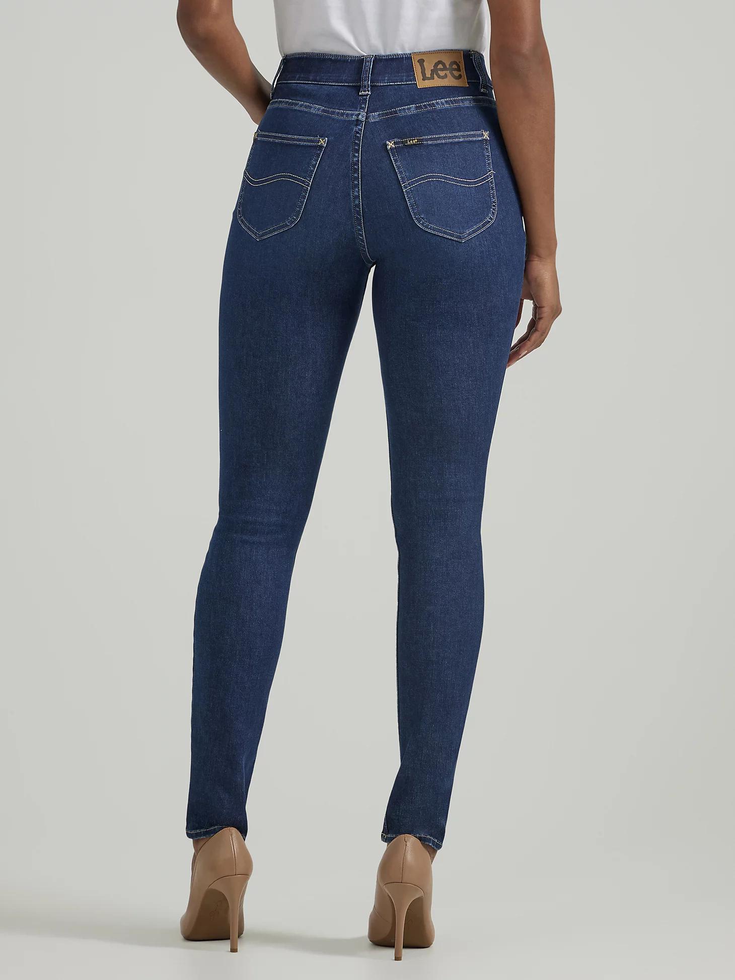 Women's Ultra Lux Comfort with Flex Motion Skinny Leg Jean (Petite) | Women's Jeans | Lee® Product Image