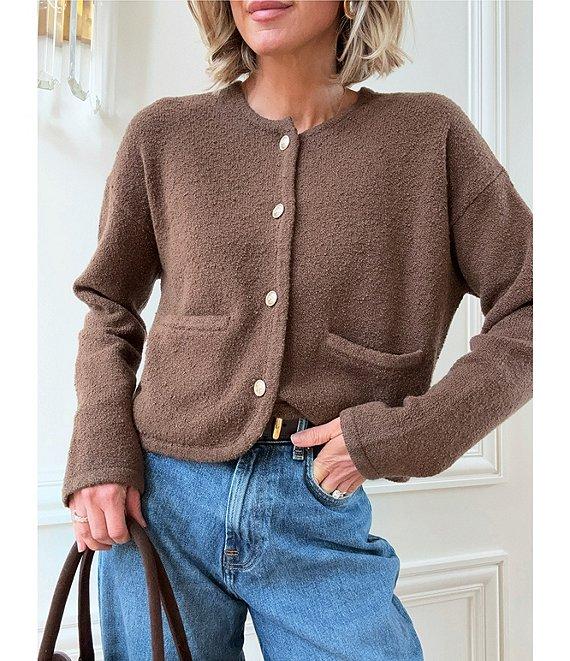 Splendid x Cella Jane Blog Crew Neck Long Sleeve Cardigan Product Image