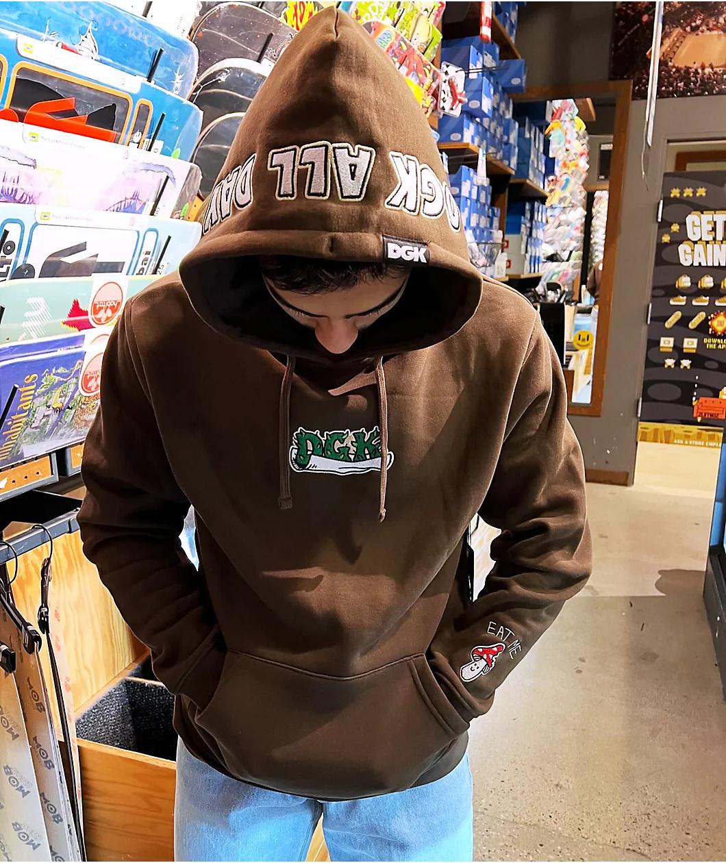 DGK Chaos Brown Hoodie Product Image