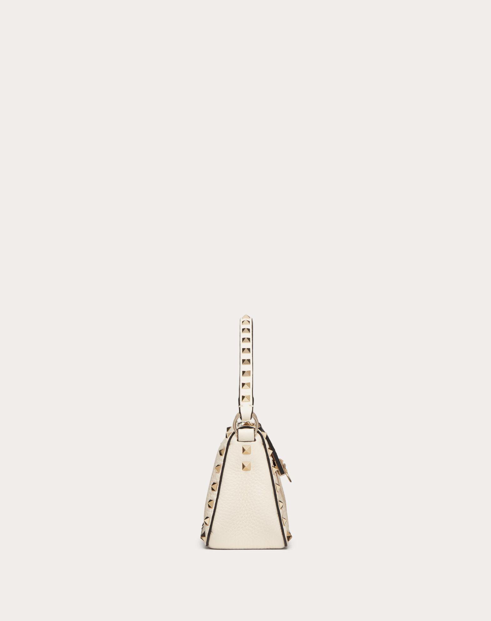 Small Rockstud Grainy Calfskin Crossbody Bag  Product Image