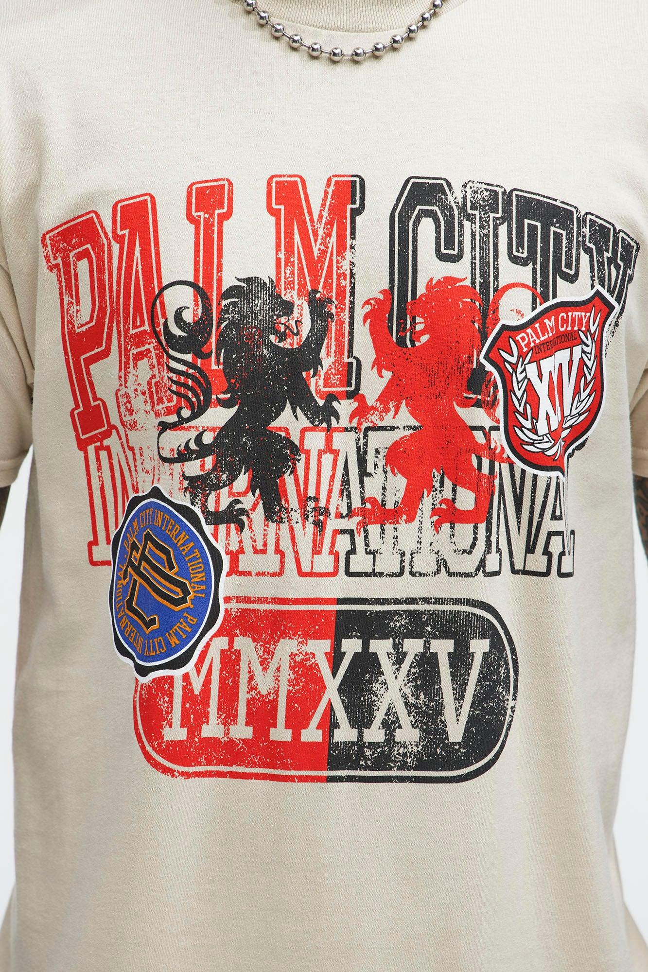 Palm City International Short Sleeve Tee - Sand Product Image