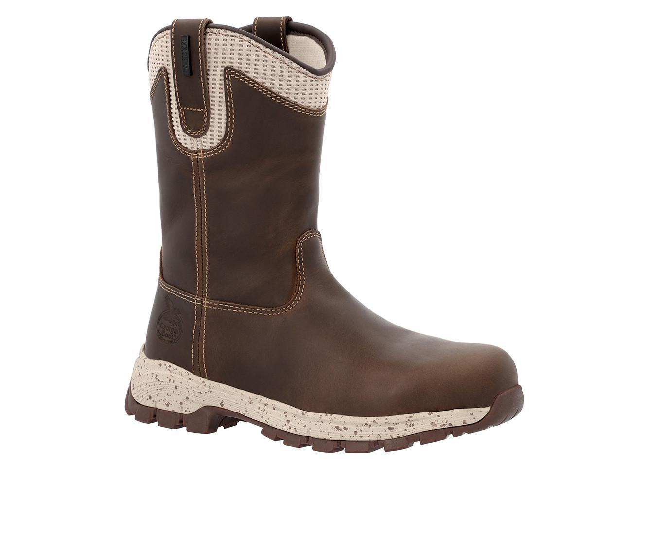 Women's Georgia Boot Eagle Trail Pull On Work Boots Product Image