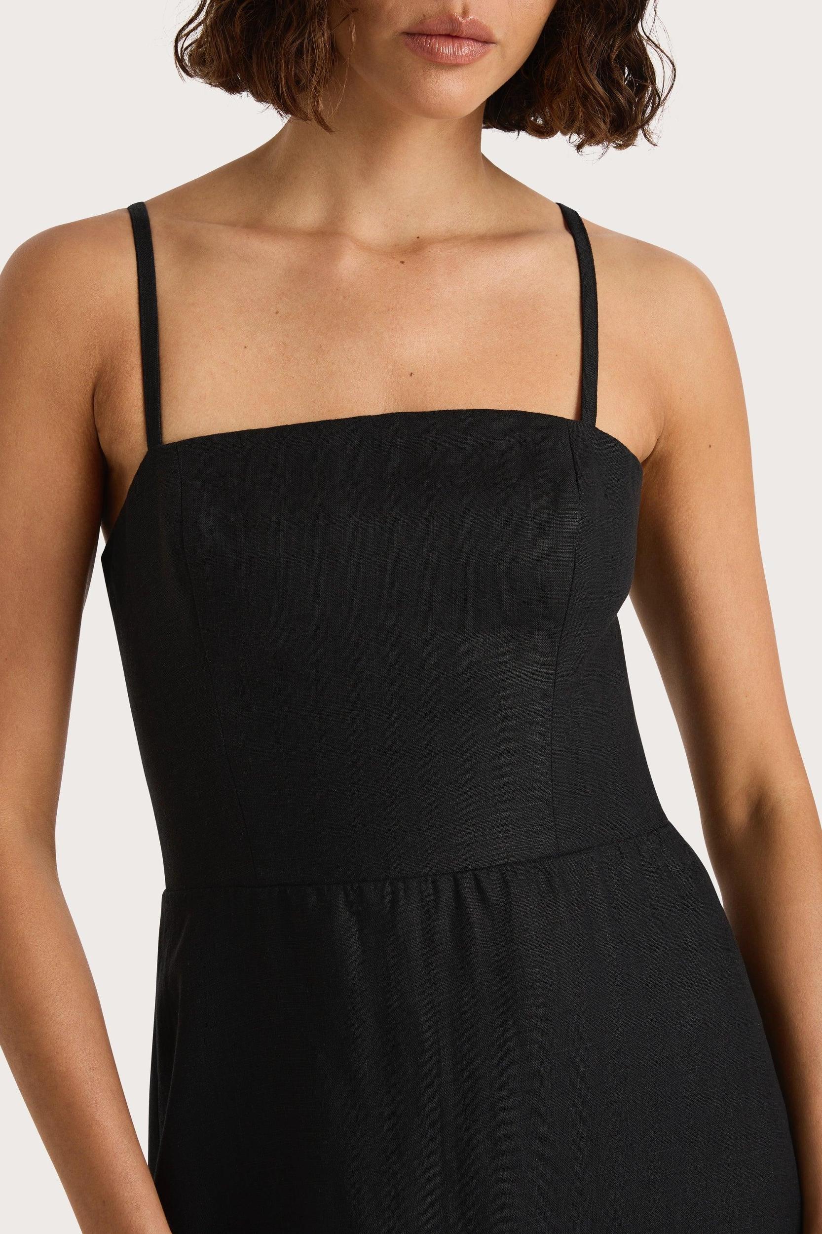 Valerie Midi Dress Black - Final Sale Product Image