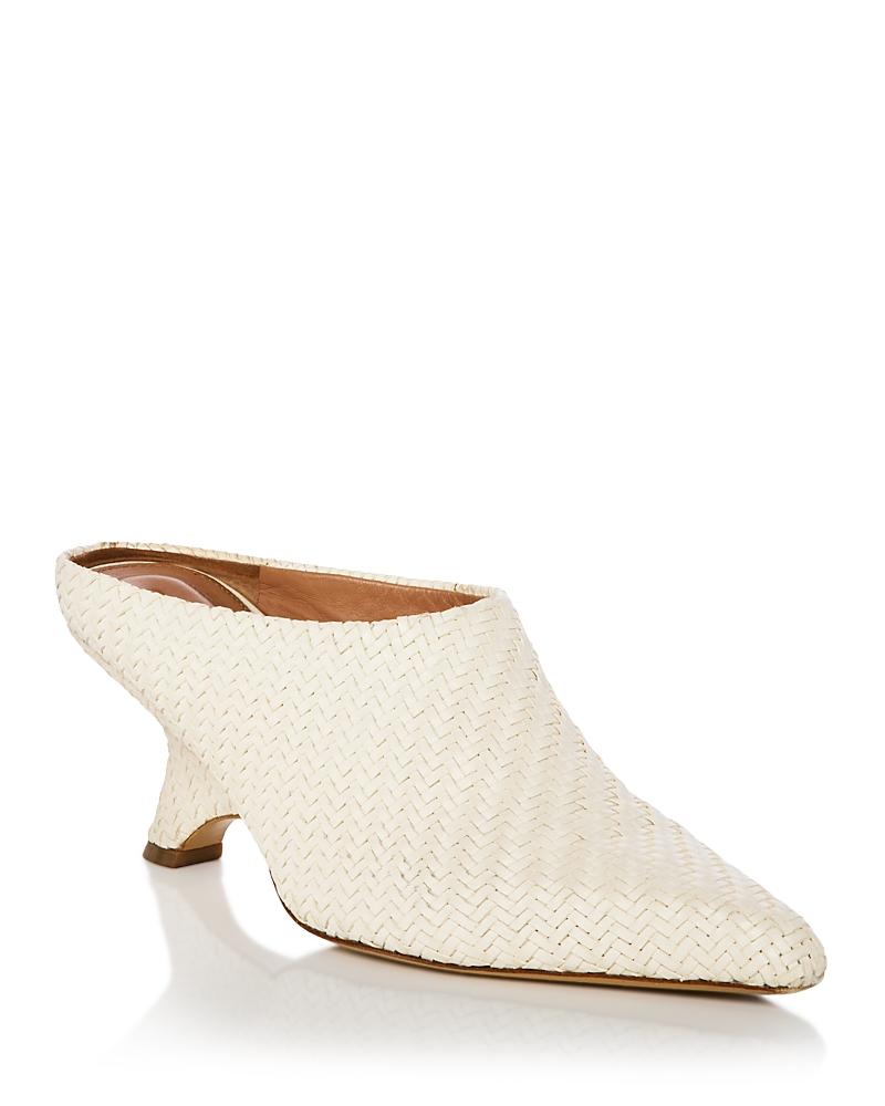 Simkhai Womens Shadow Woven Mules Product Image