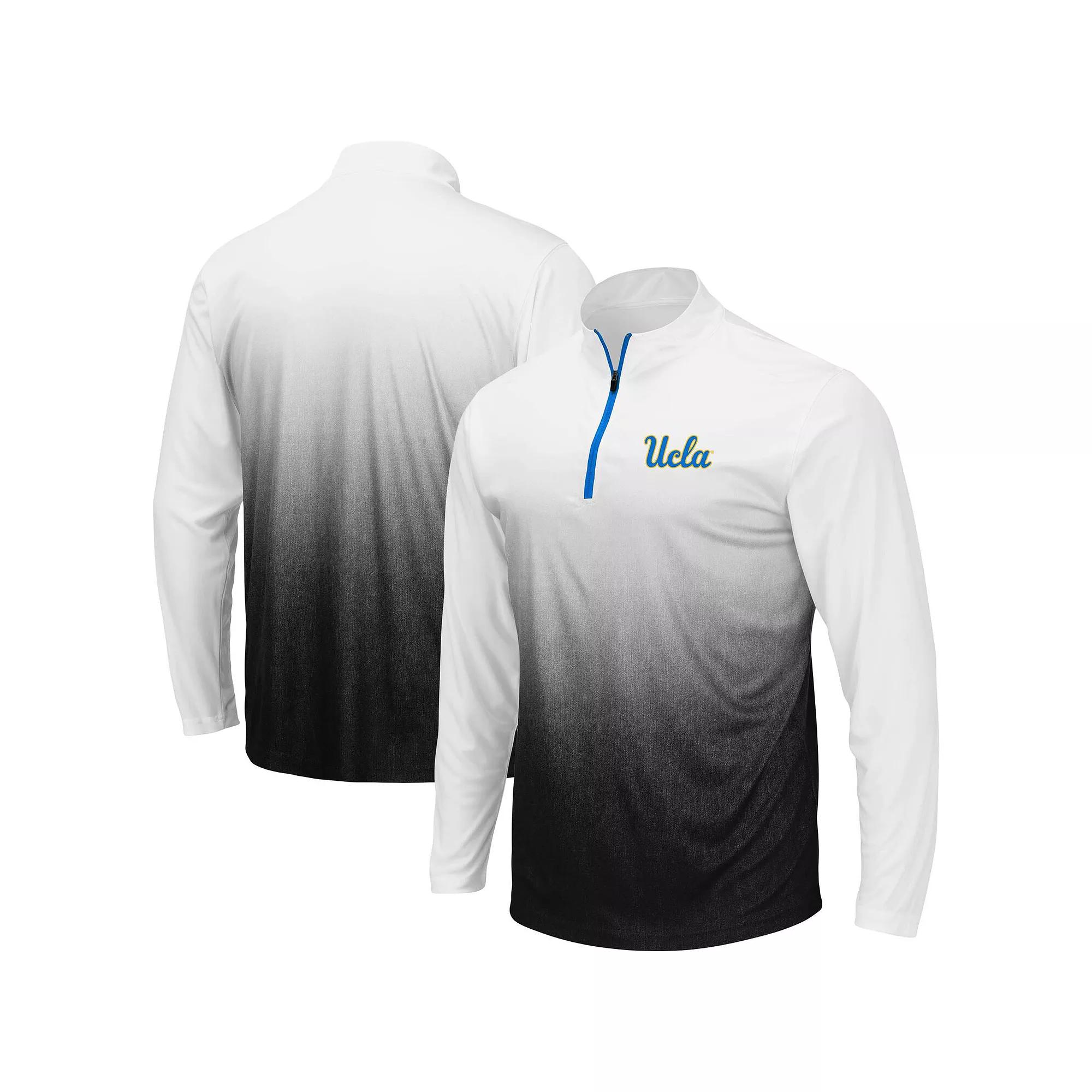 Men's Colosseum Gray UCLA Bruins Magic Team Logo Quarter-Zip Jacket, Size: 2XL, Grey Product Image