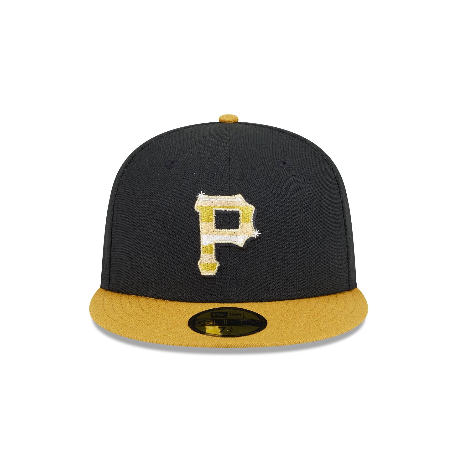 Cleveland Guardians Metallic Gold Logo 59FIFTY Fitted Hat Male Product Image