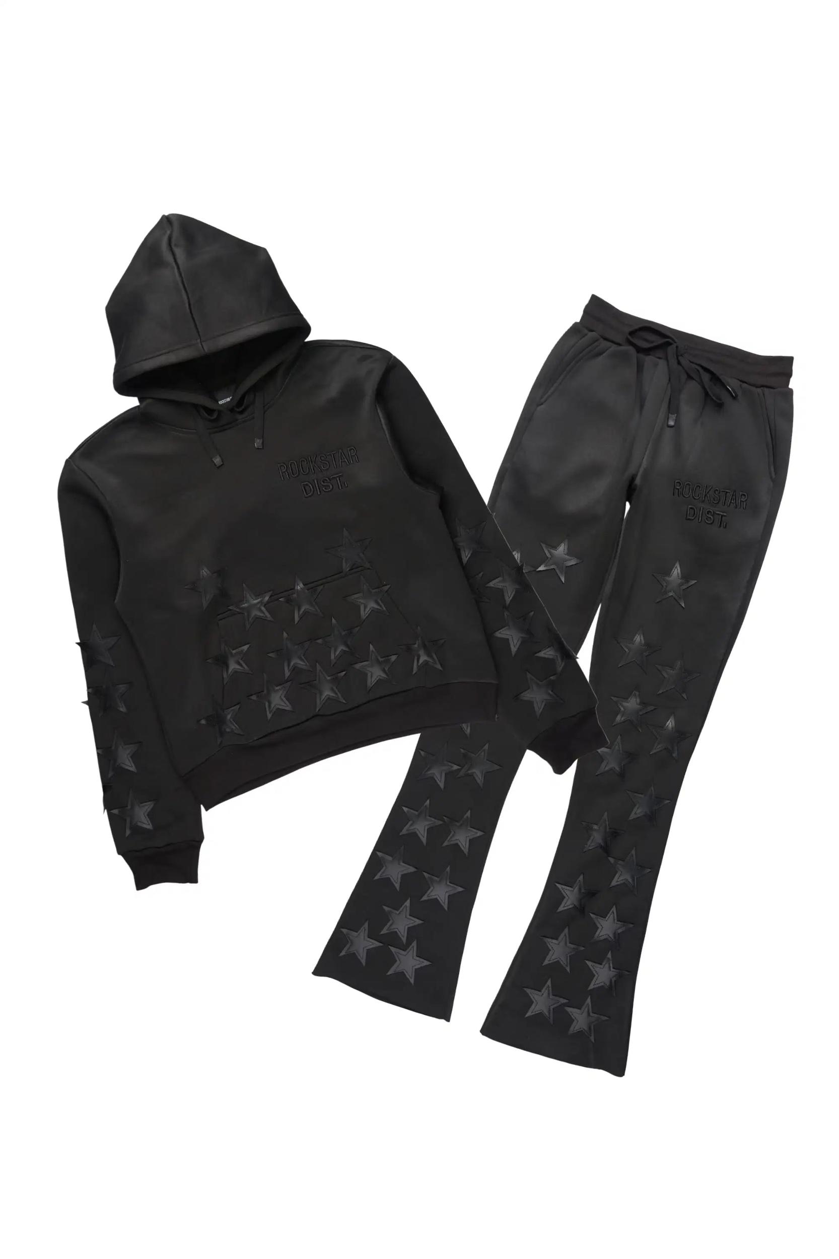 Starlena Black Stacked Track Set Female Product Image