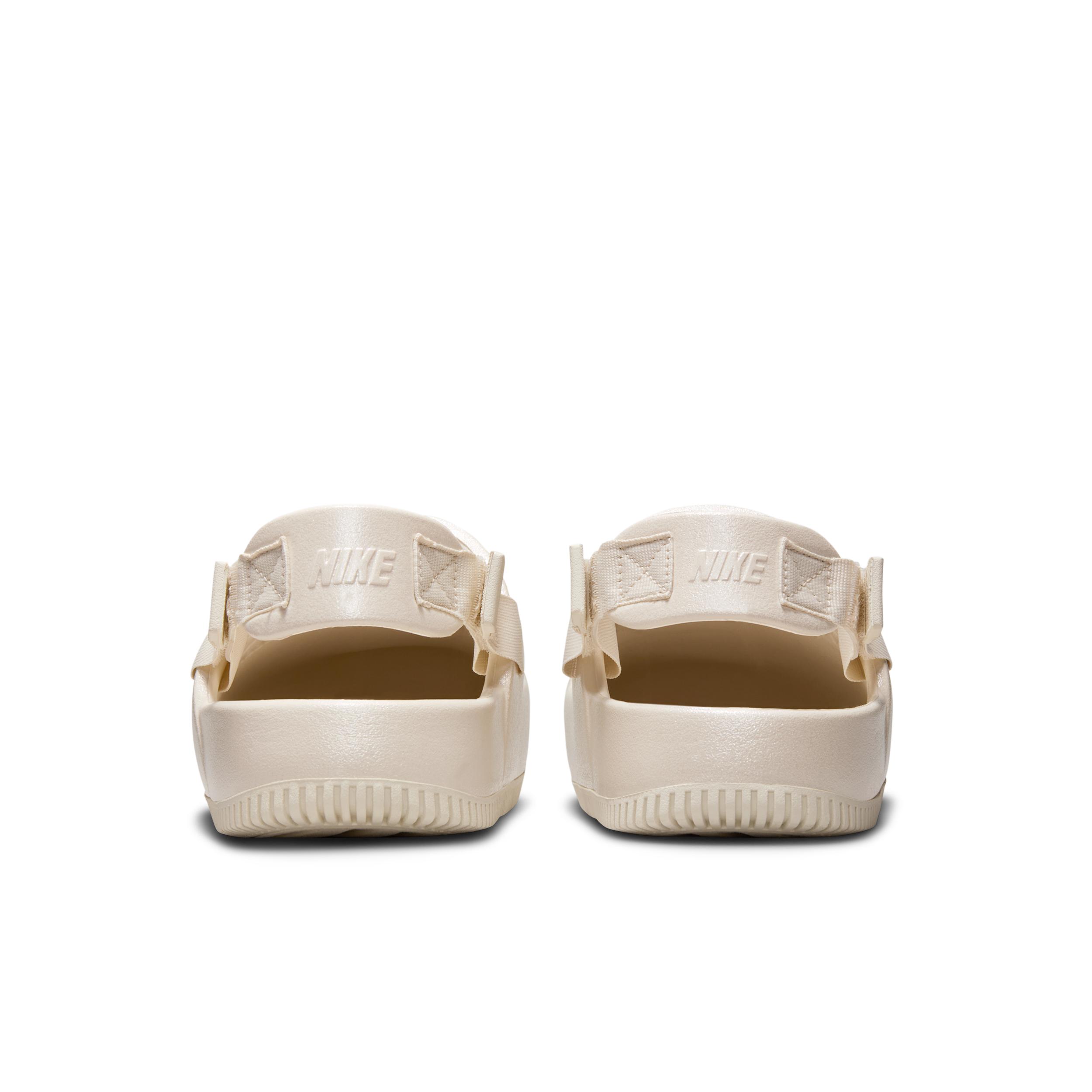 Nike Womens Calm Pearlized Mules | HQ7021-100 Product Image