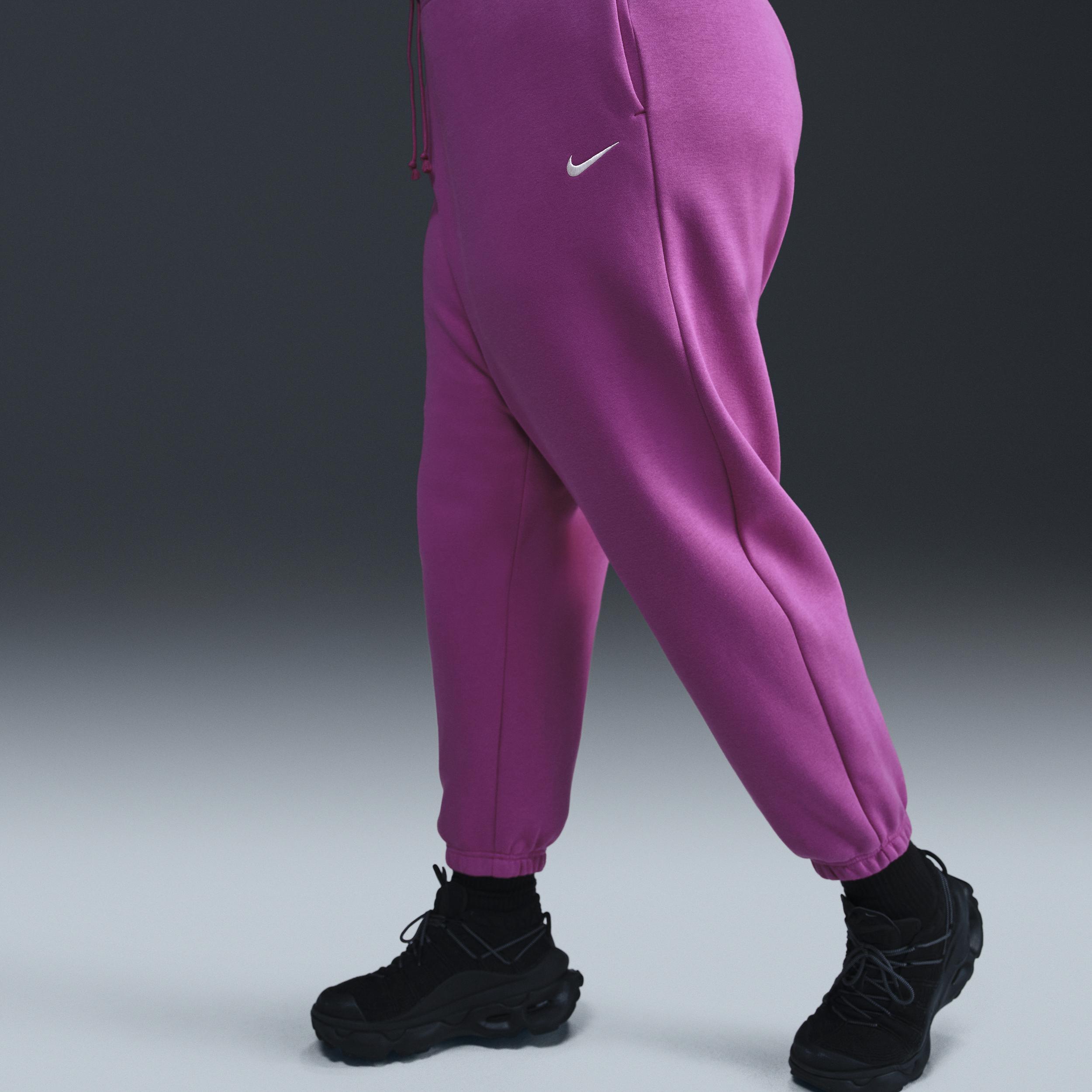 Womens Nike Sportswear Phoenix Fleece High-Waisted Oversized Sweatpants (Plus Size) | FZ5998-518 Product Image