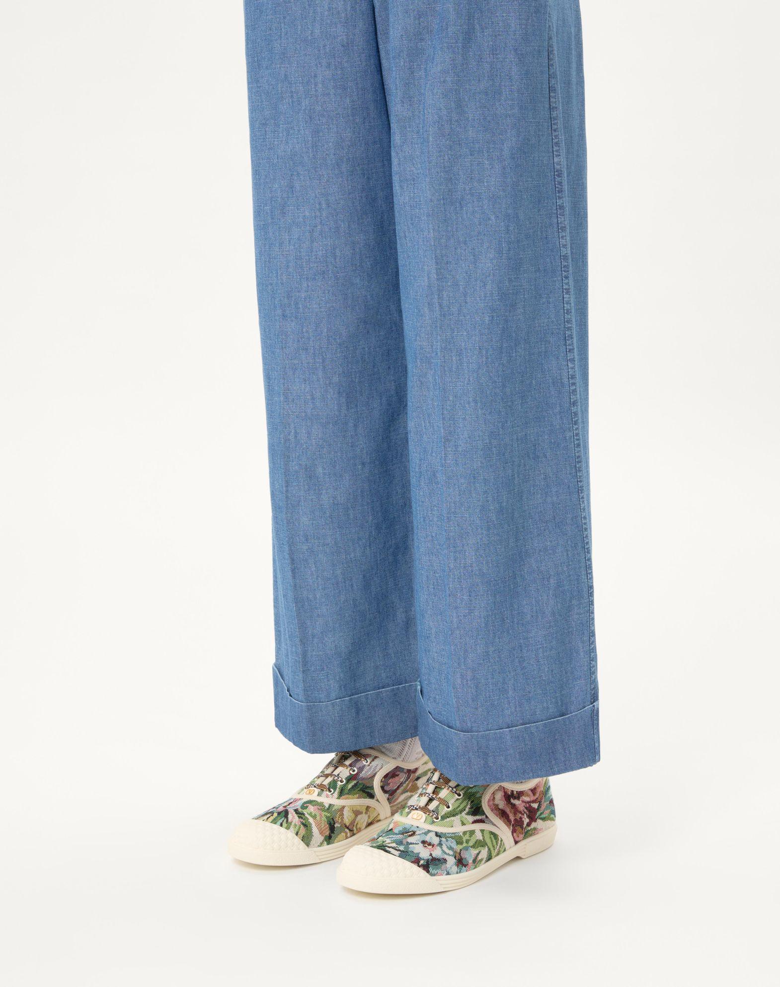 Bay By Bay Sneakers In Voyage Imaginaire Fabric  Product Image