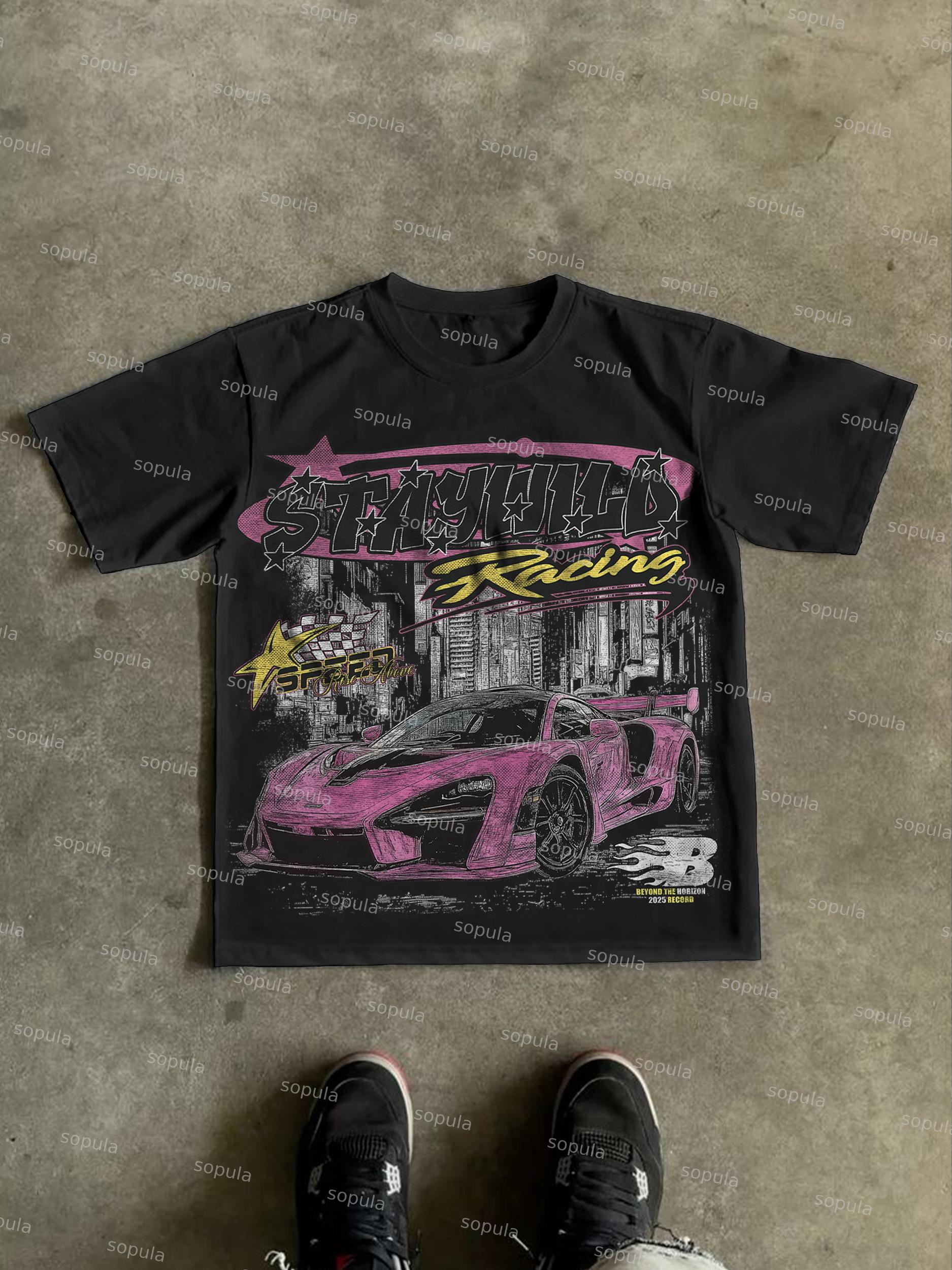 Child Of God Running Children Print Cotton T-shirt Product Image