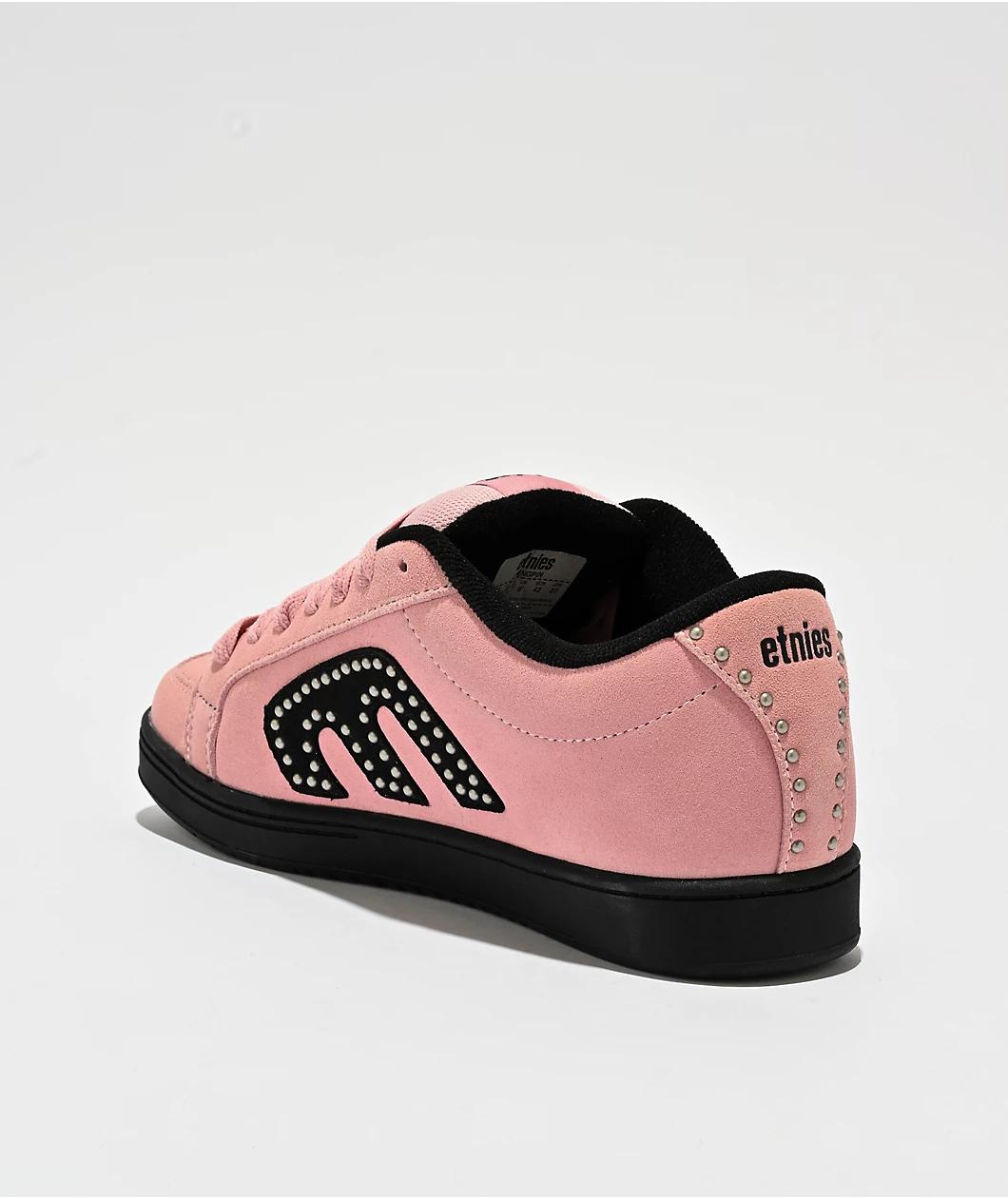 etnies Kingpin Pink & Black Skate Shoes Product Image