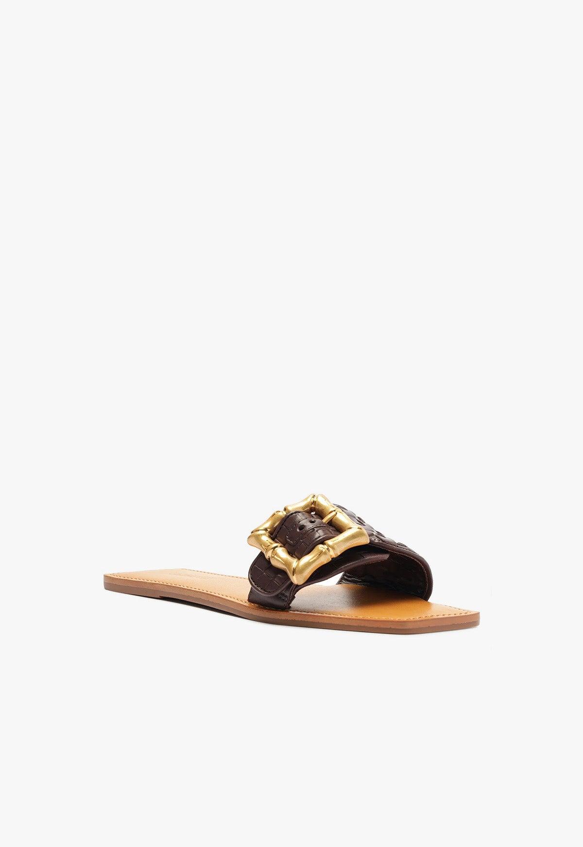 Enola Woven Leather Sandal Female Product Image