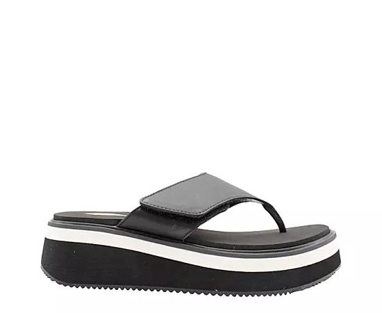 Volatile Womens Shitake Platform Flip Flops Product Image