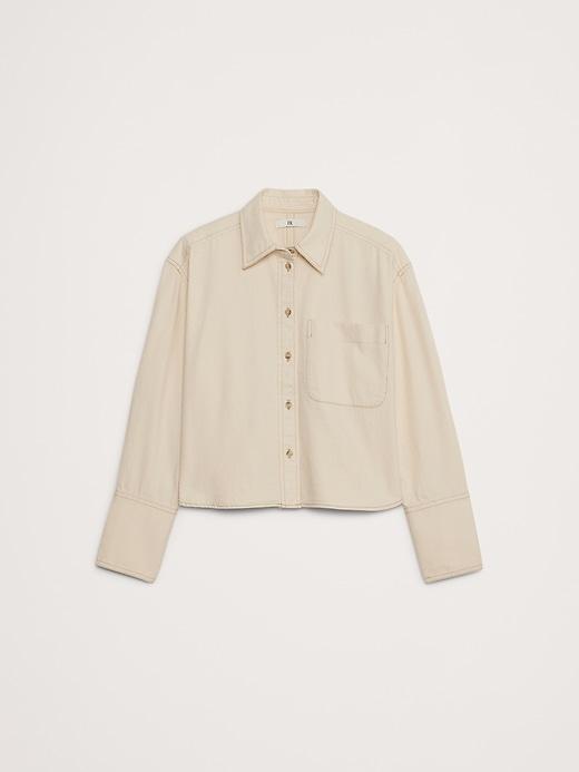 The Boxy Crop Shirt Product Image