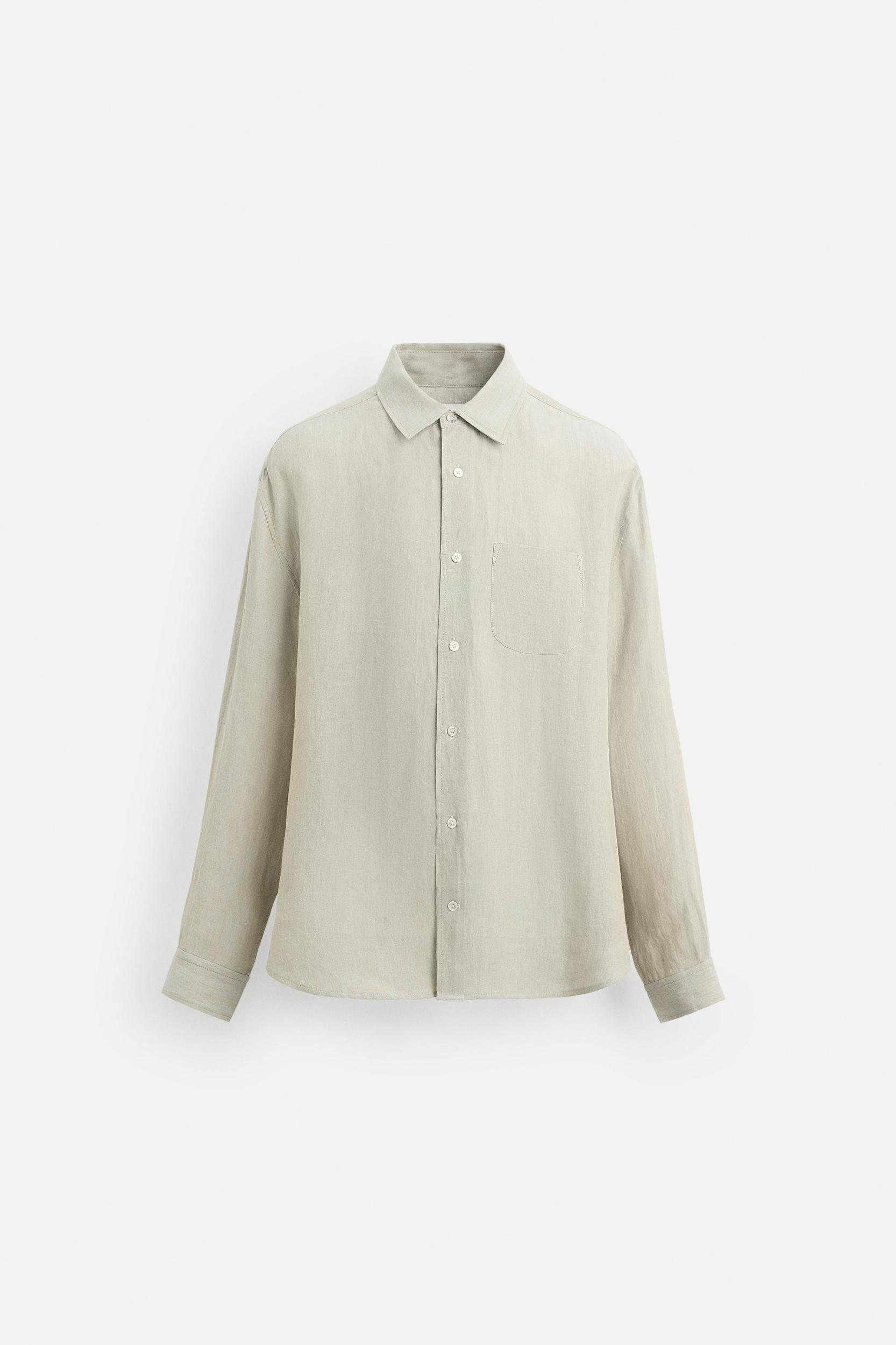 100% HEMP CONTRAST SHIRT Product Image