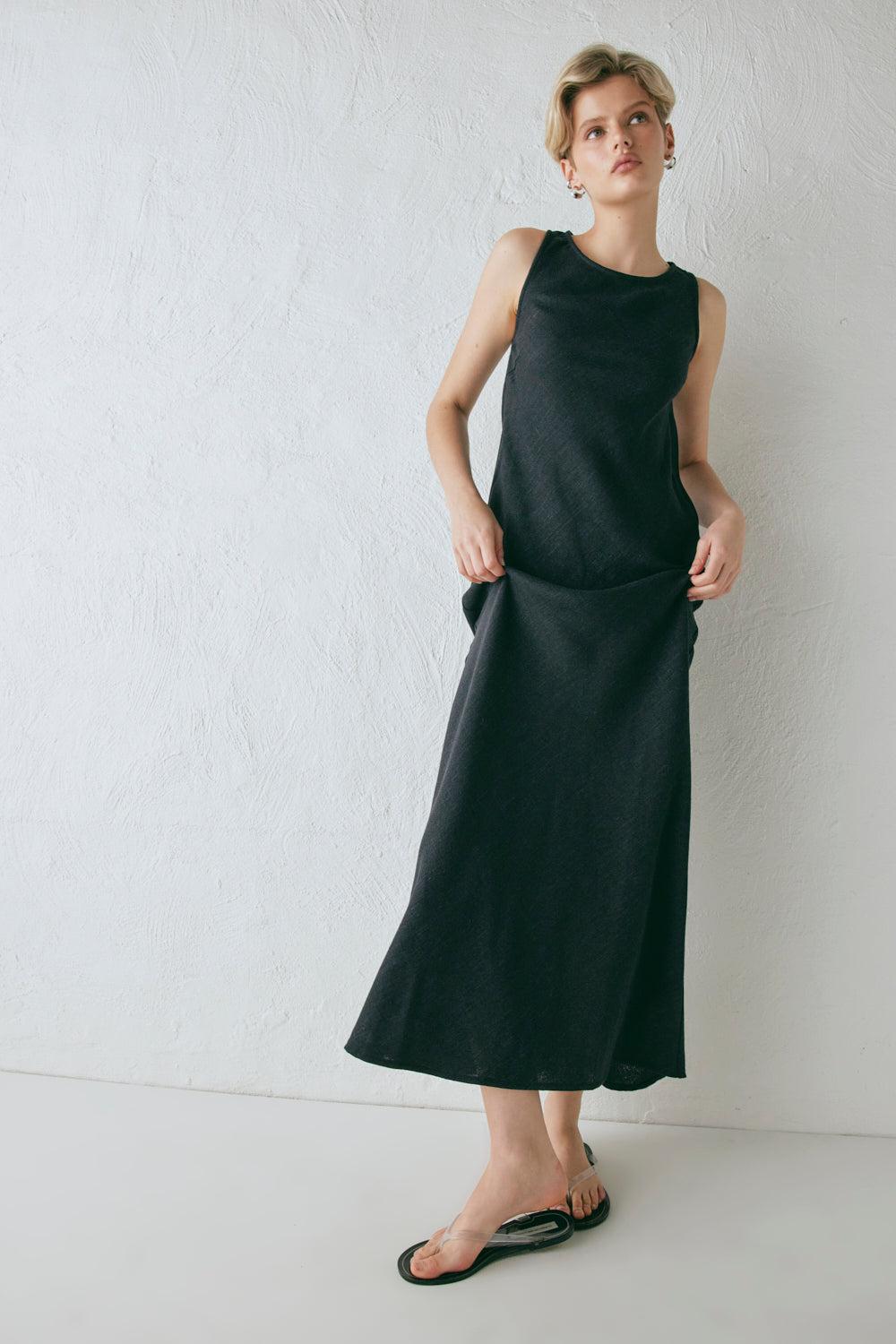 Zaria Maxi Dress Black Product Image