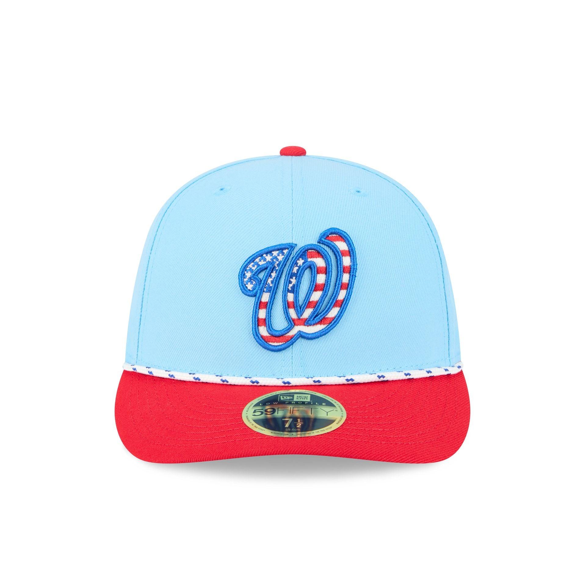 Washington Nationals Independence Day 2025 Low Profile 59FIFTY Fitted Hat Male Product Image