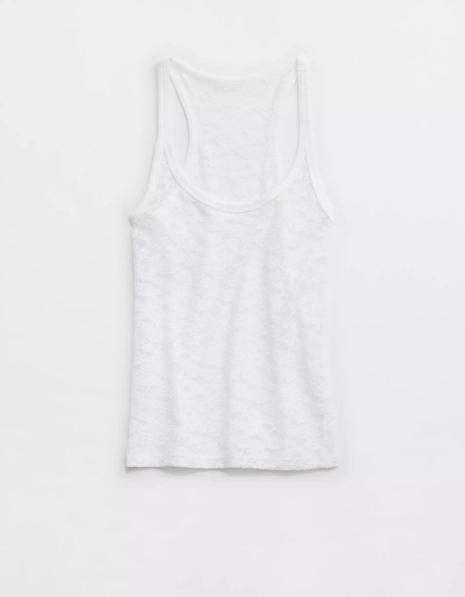 Aerie Easy Does It Vintage Lace Tank Top Product Image