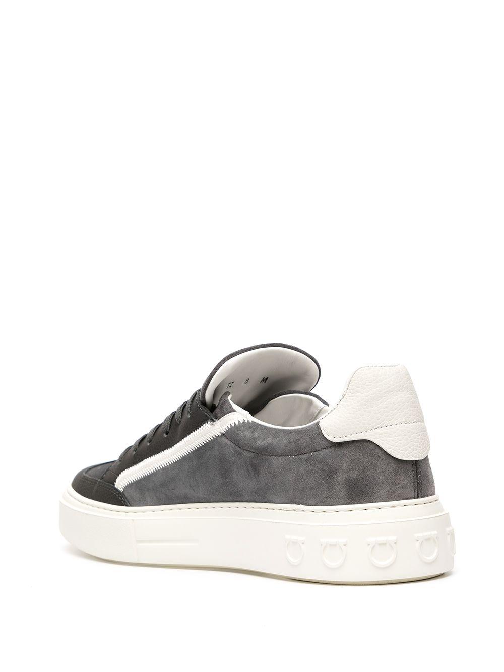 Gancini-print lace-up sneakers Product Image