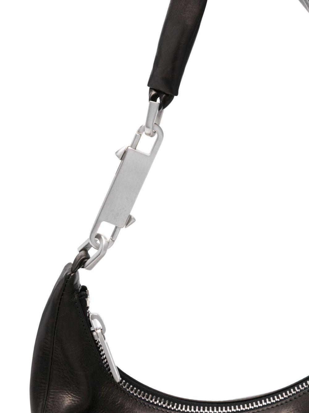 leather zip shoulder bag Product Image