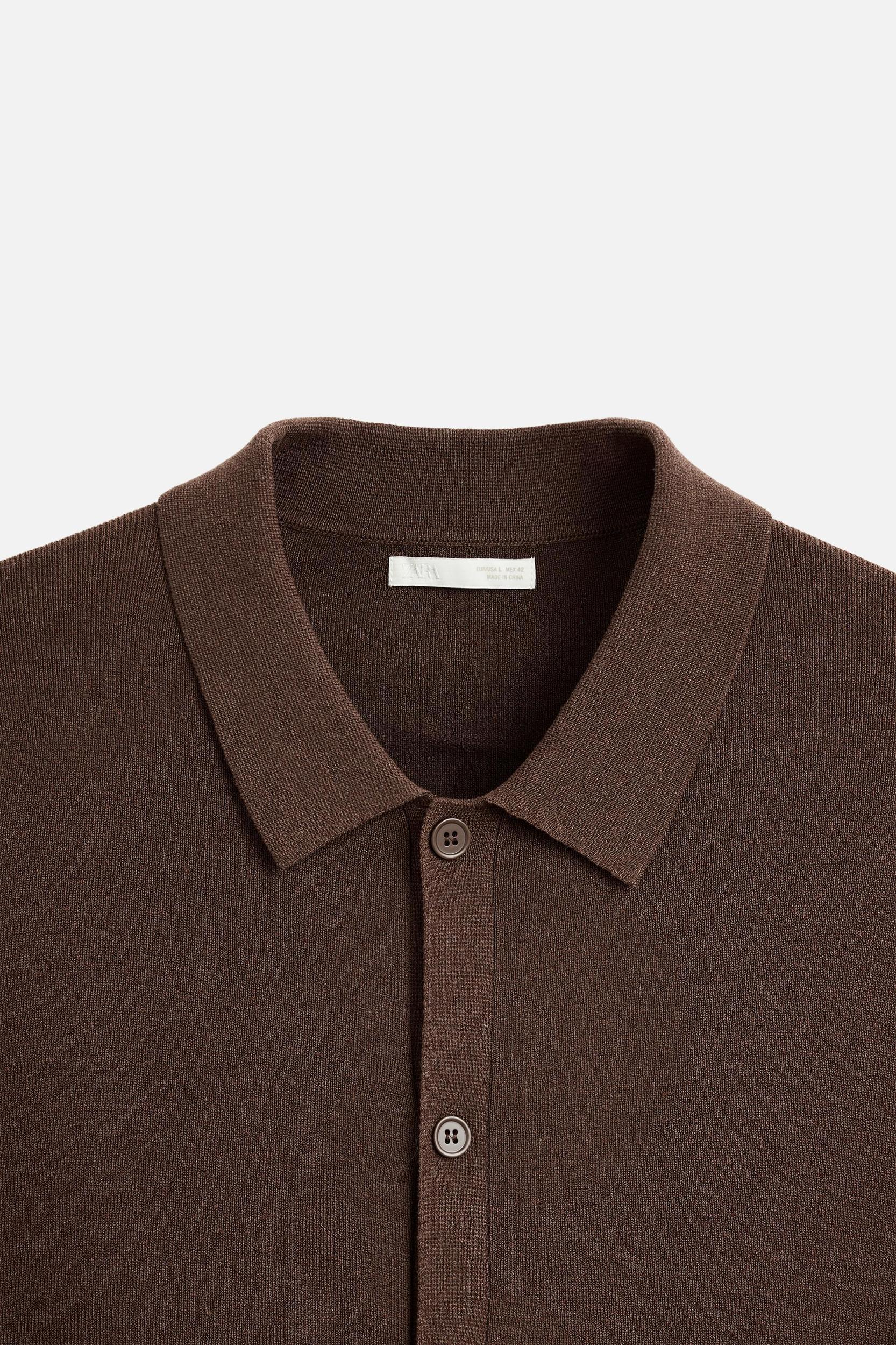 FLOWY KNIT SHIRT Product Image