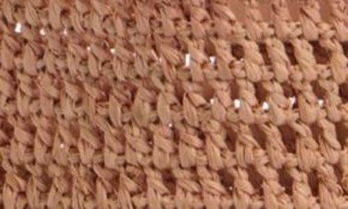 CHLOÉ Summer Banana Embellished Crocheted Embroidered Faux Raffia Tote In Beige Product Image