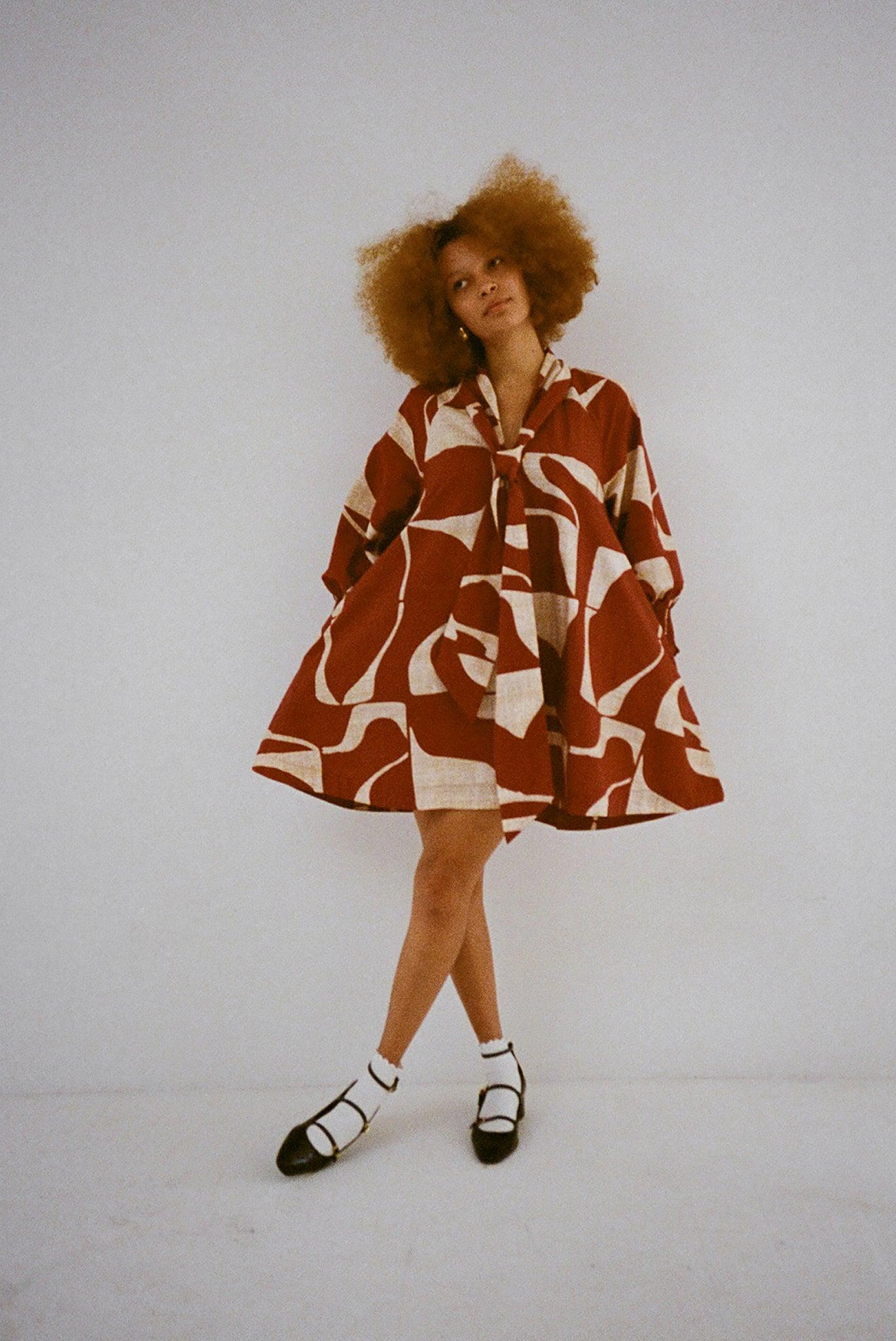 Vee Dress - Deco Sky Product Image