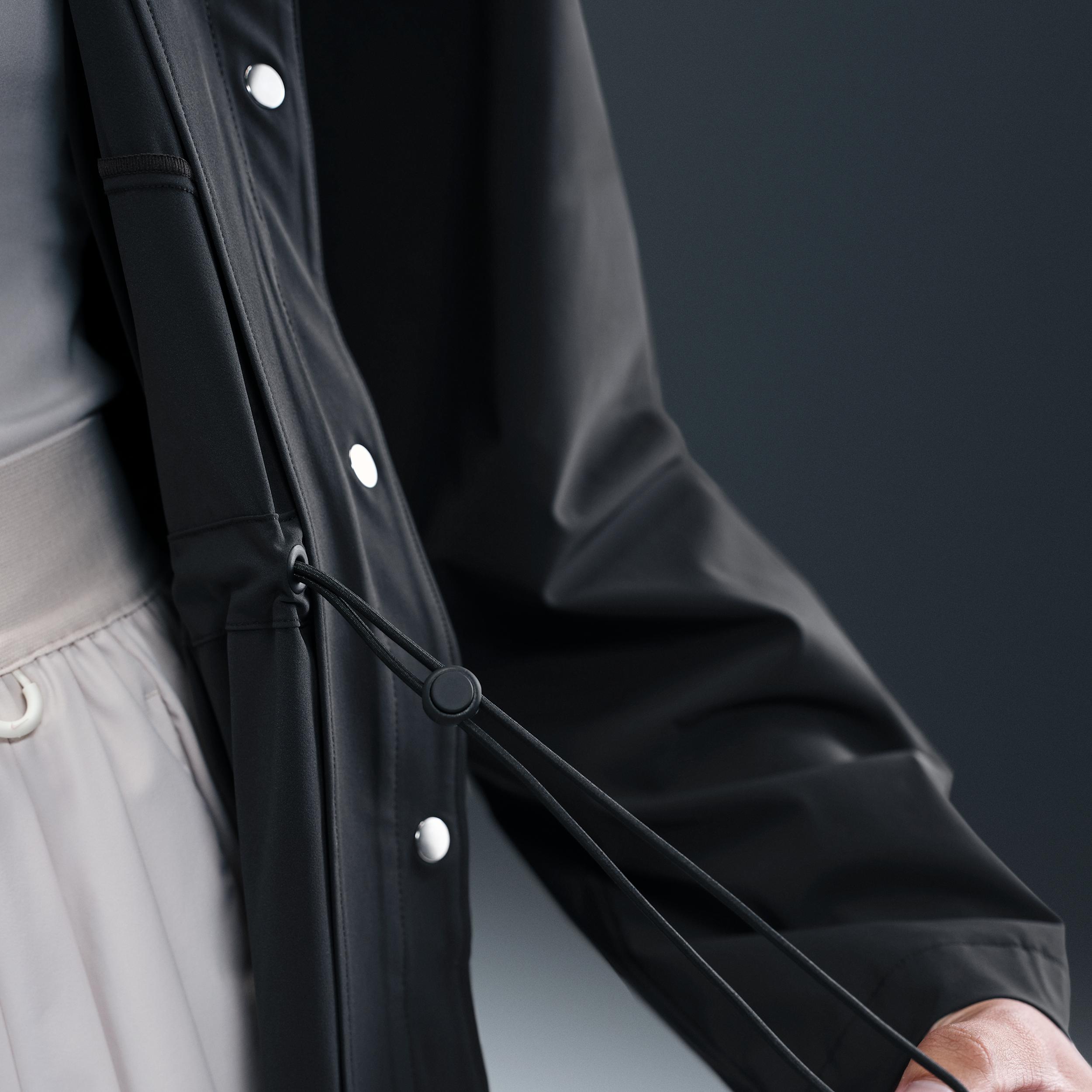 Nike Womens 24.7 PerfectStretch Dri-FIT Oversized Trench Coat | HV3627-010 Product Image