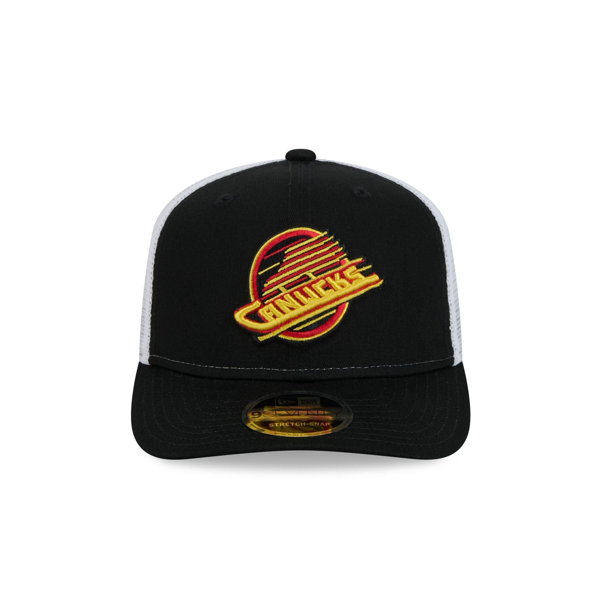 Vancouver Canucks Black Team 9SEVENTY Trucker Hat Male Product Image