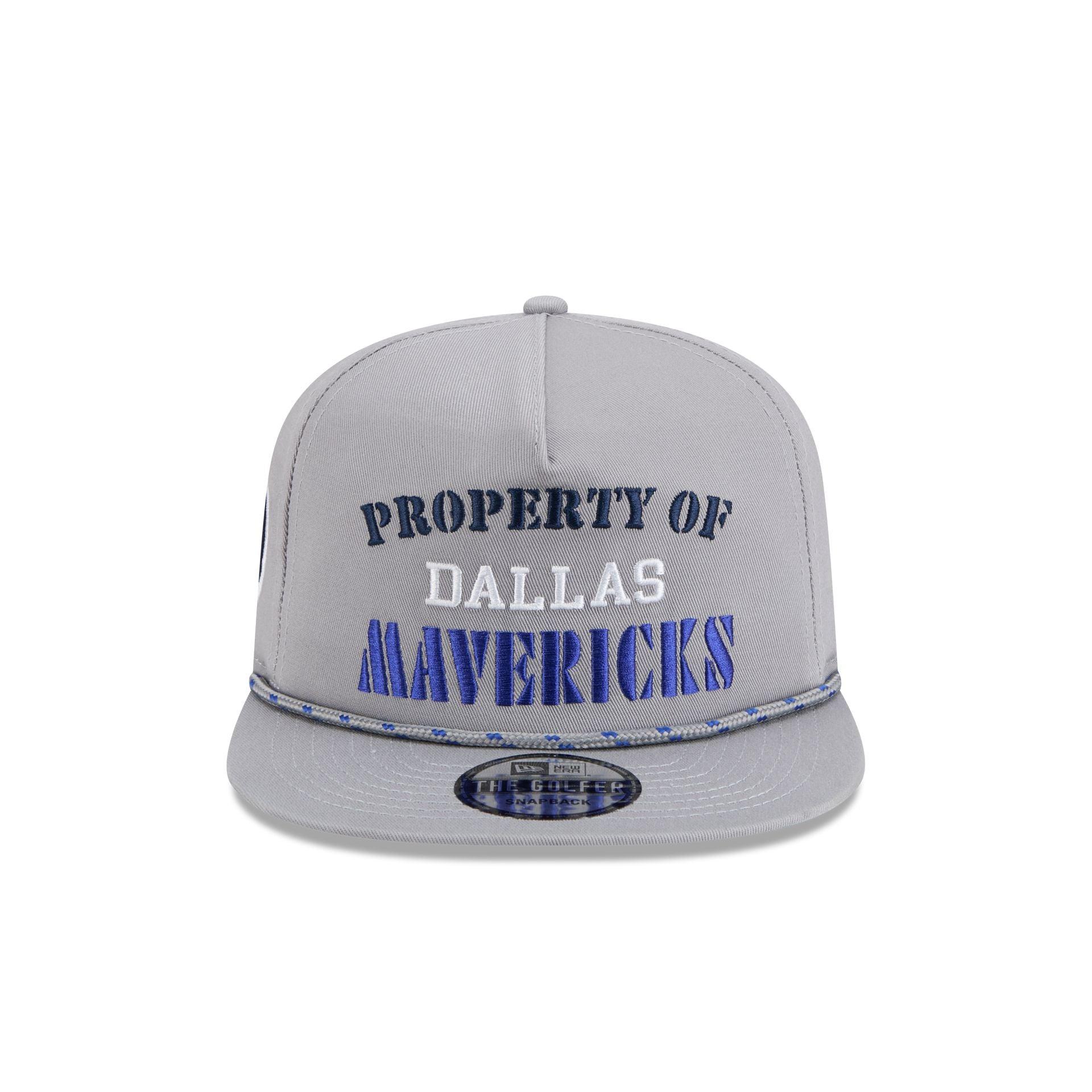 Dallas Mavericks Vintage Gray Rope Golfer Hat Male Product Image