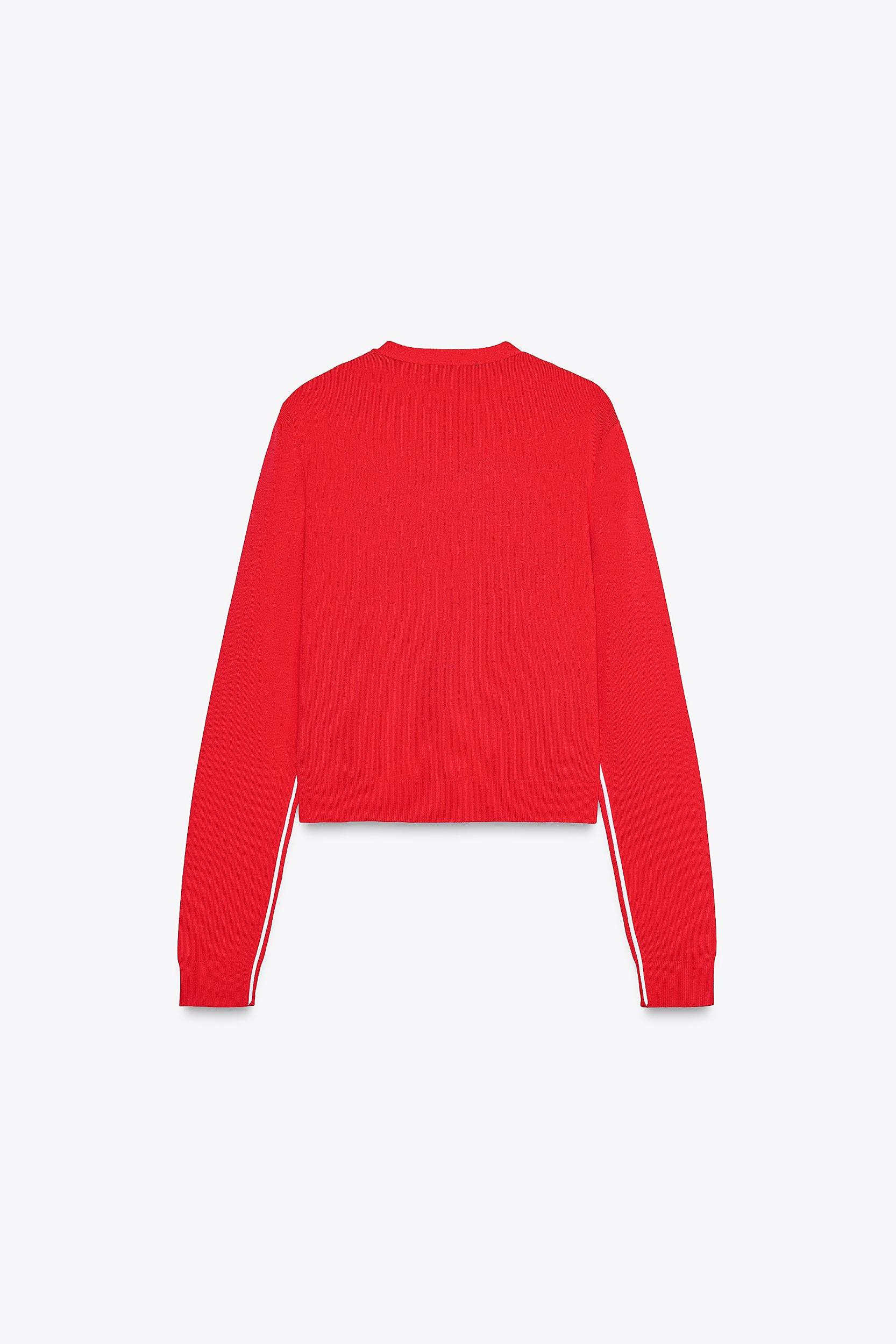 SIDE STRIPE KNIT CARDIGAN Product Image