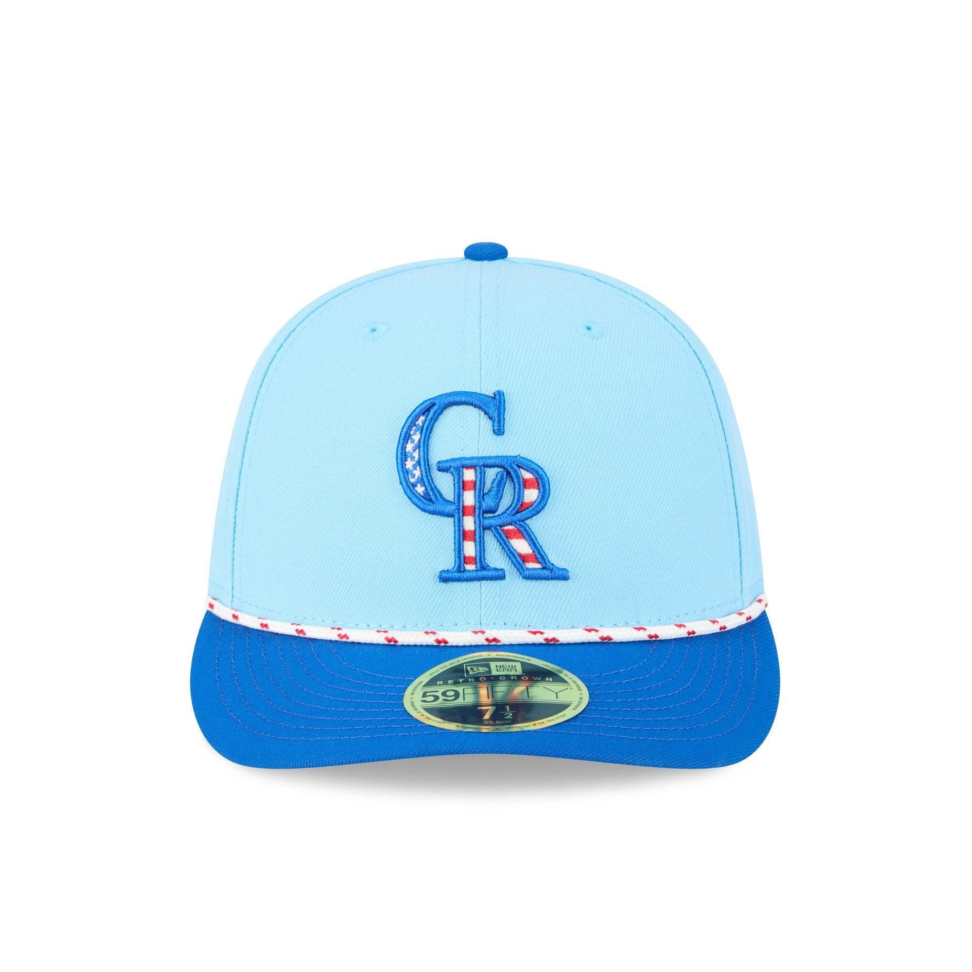 Colorado Rockies Independence Day 2025 Low Profile 59FIFTY Fitted Hat Male Product Image