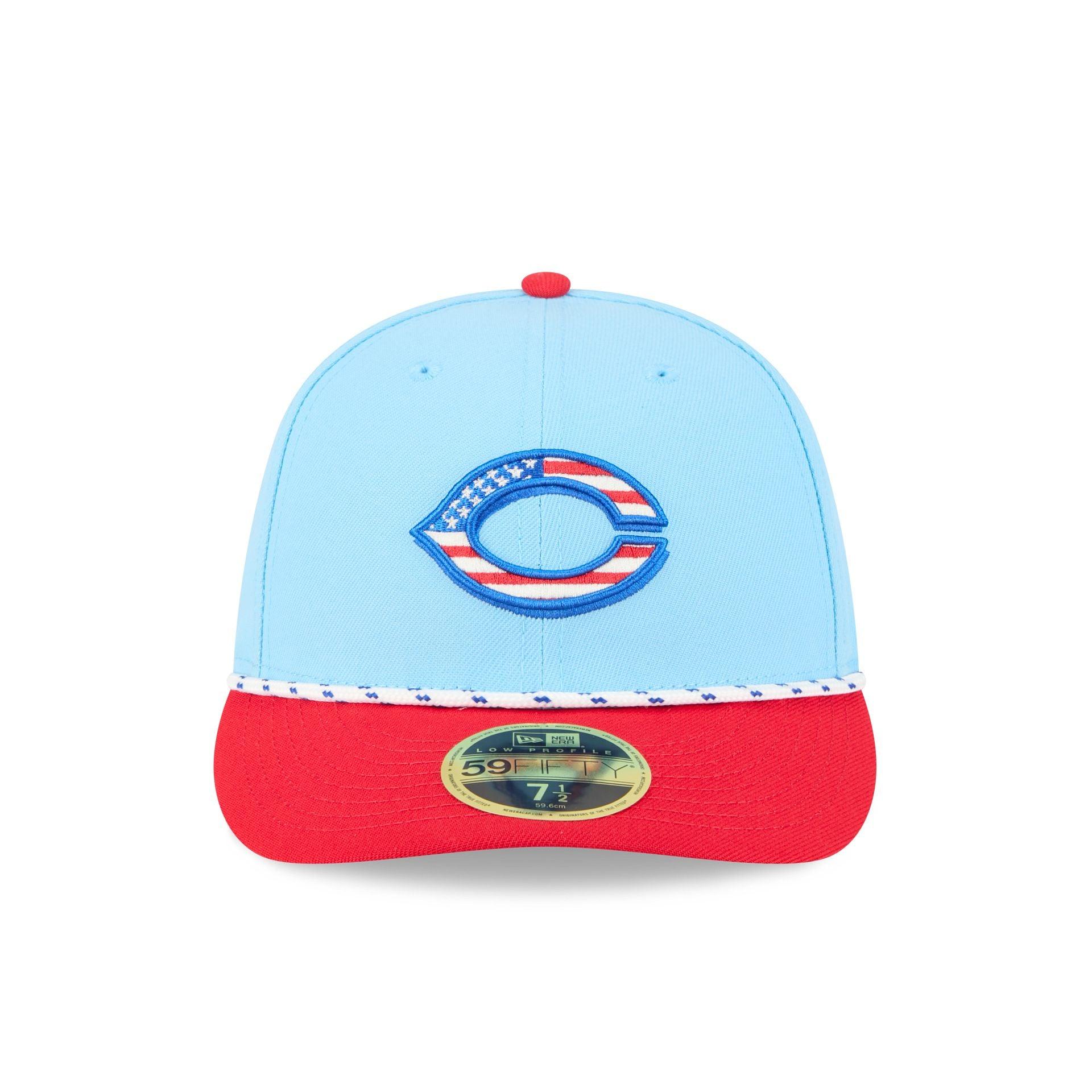 Cincinnati Reds Independence Day 2025 Low Profile 59FIFTY Fitted Hat Male Product Image
