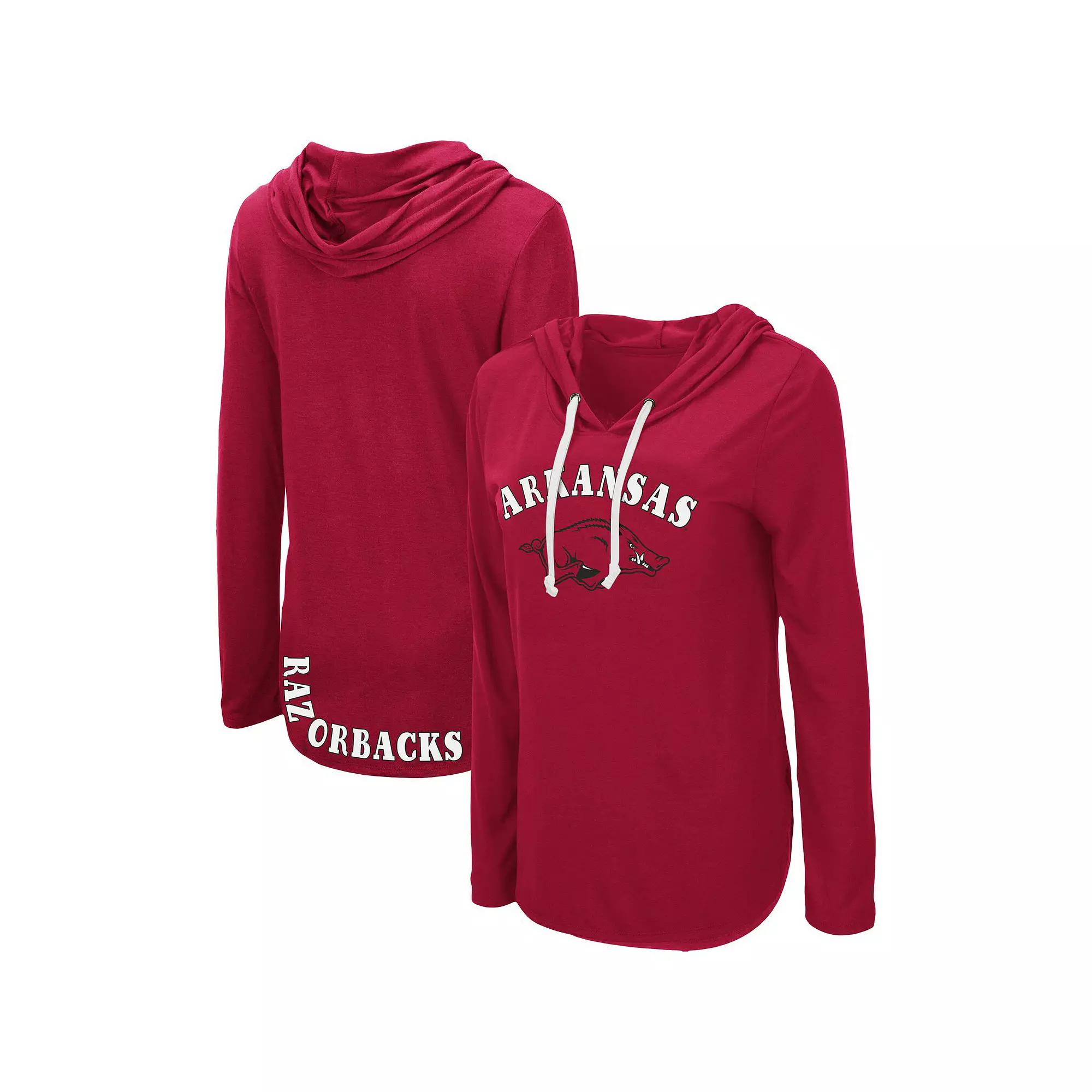 Women's Colosseum Royal Air Force Falcons My Lover Lightweight Hooded Long Sleeve T-Shirt, Size: Small, Afa Blue Product Image