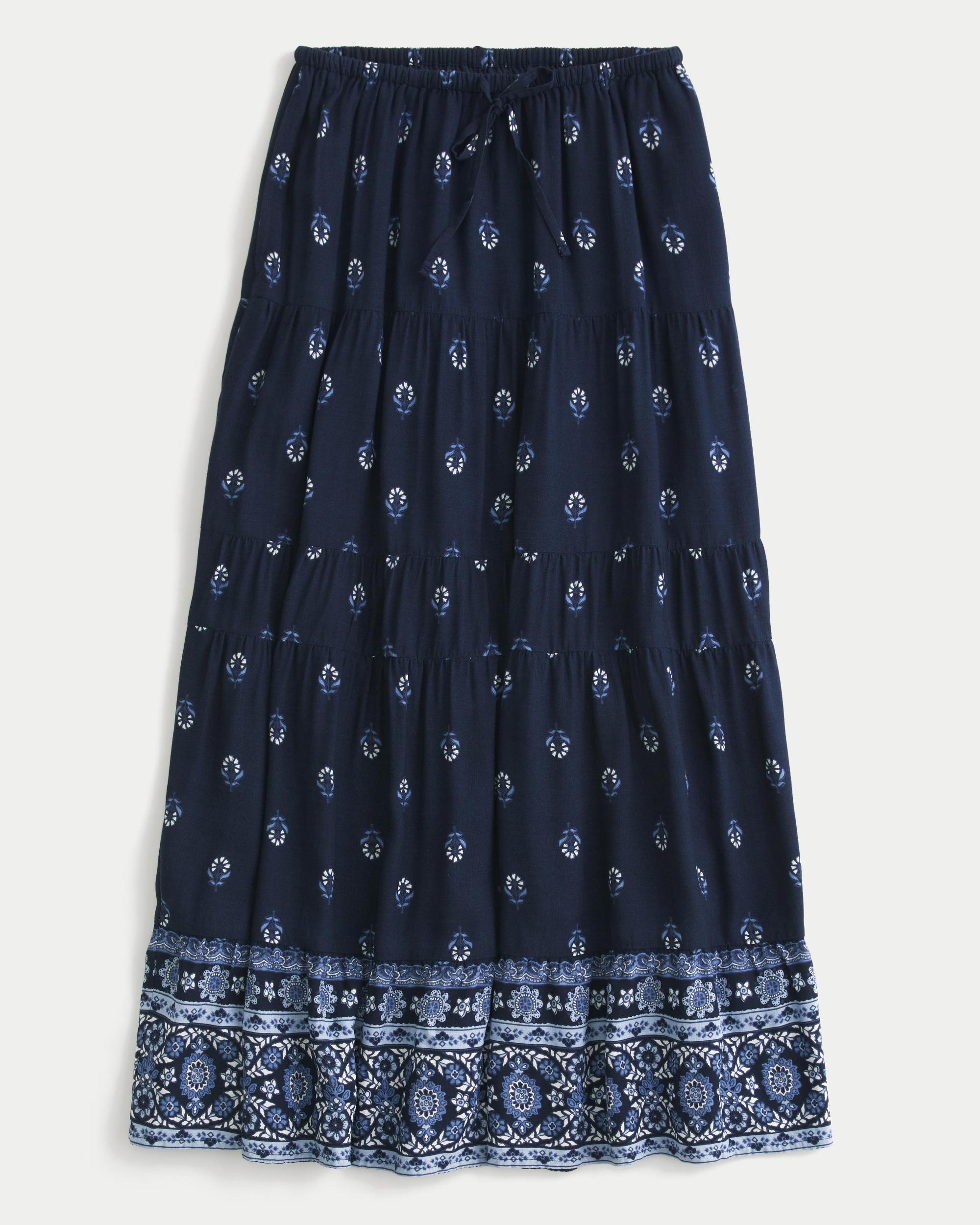 Tiered Maxi Skirt Product Image