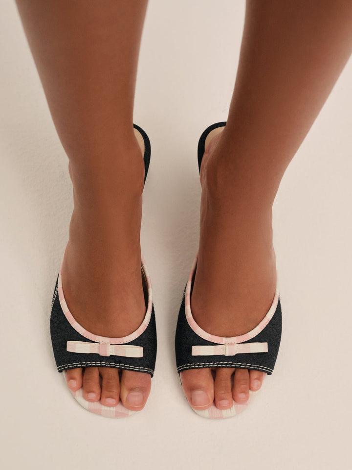 Cassandra Heel — Blue Product Image