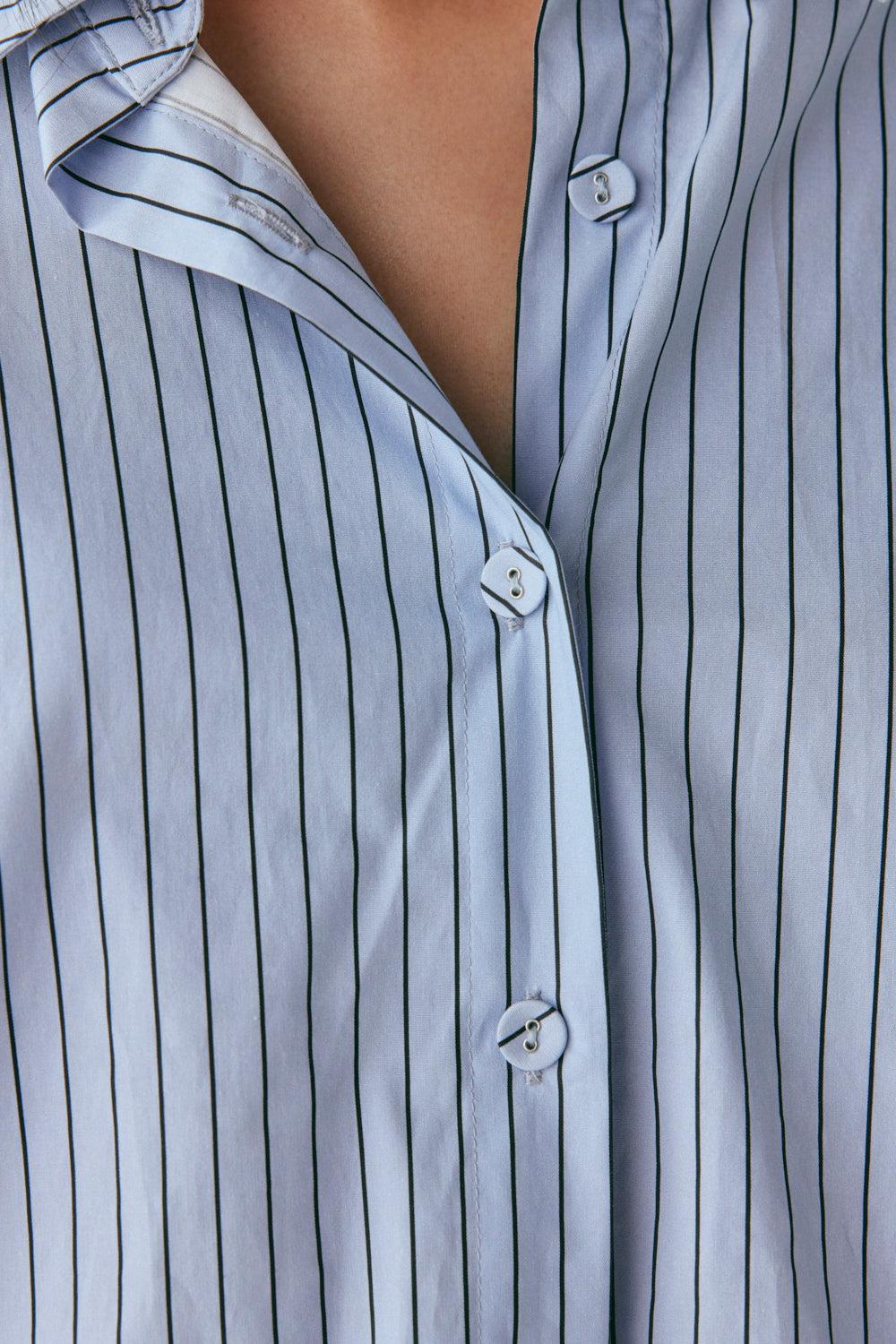 June Shirt Blue Stripe Product Image