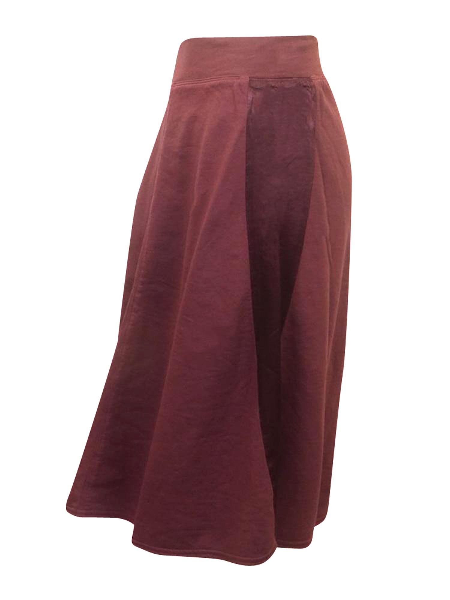 Hard Tail Satin Racer Stripe Skirt SMF-42 Product Image