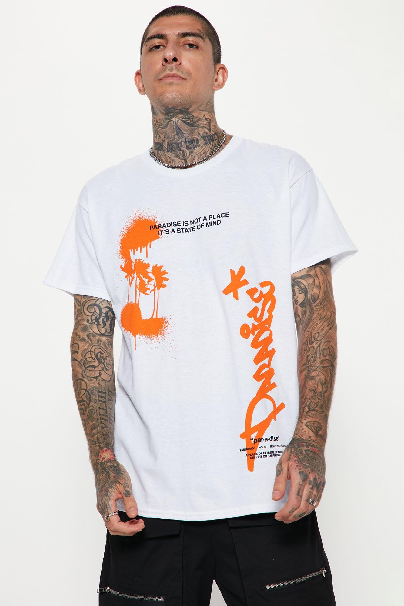 Paradise State Of Mind Short Sleeve Tee - White Product Image
