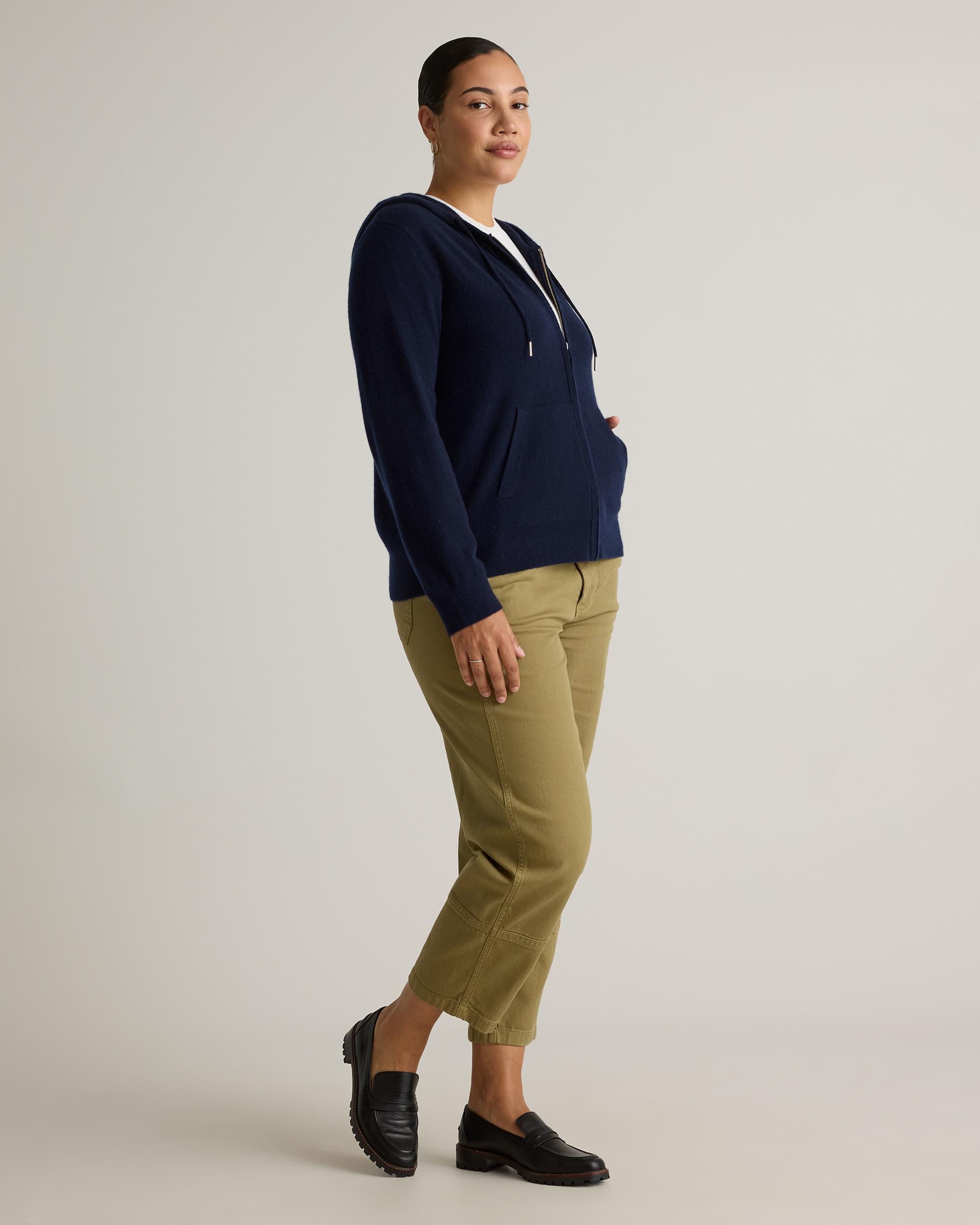 Quince | Women's Mongolian Cashmere Full-Zip Hoodie Product Image