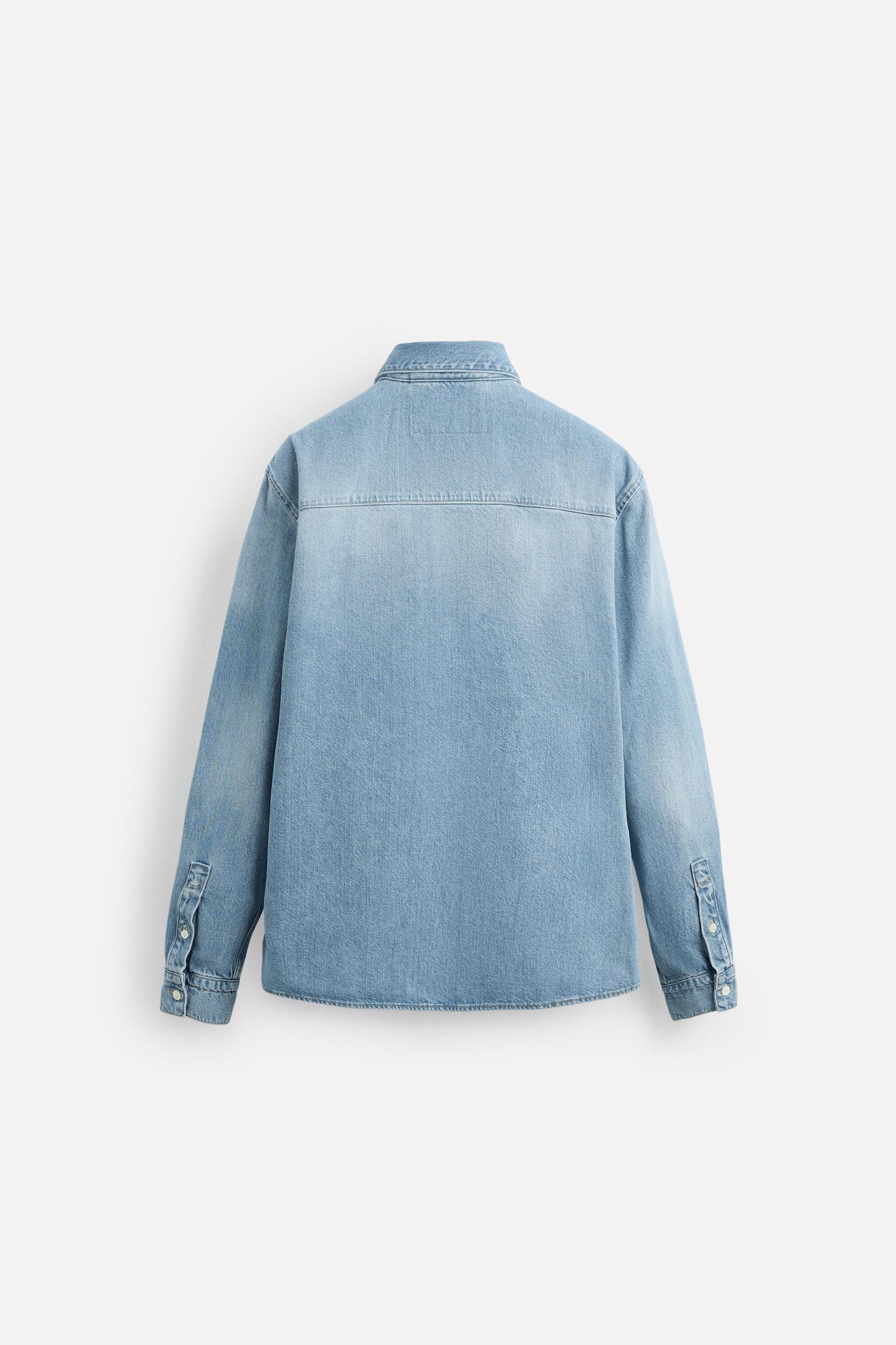POCKET DENIM SHIRT Product Image