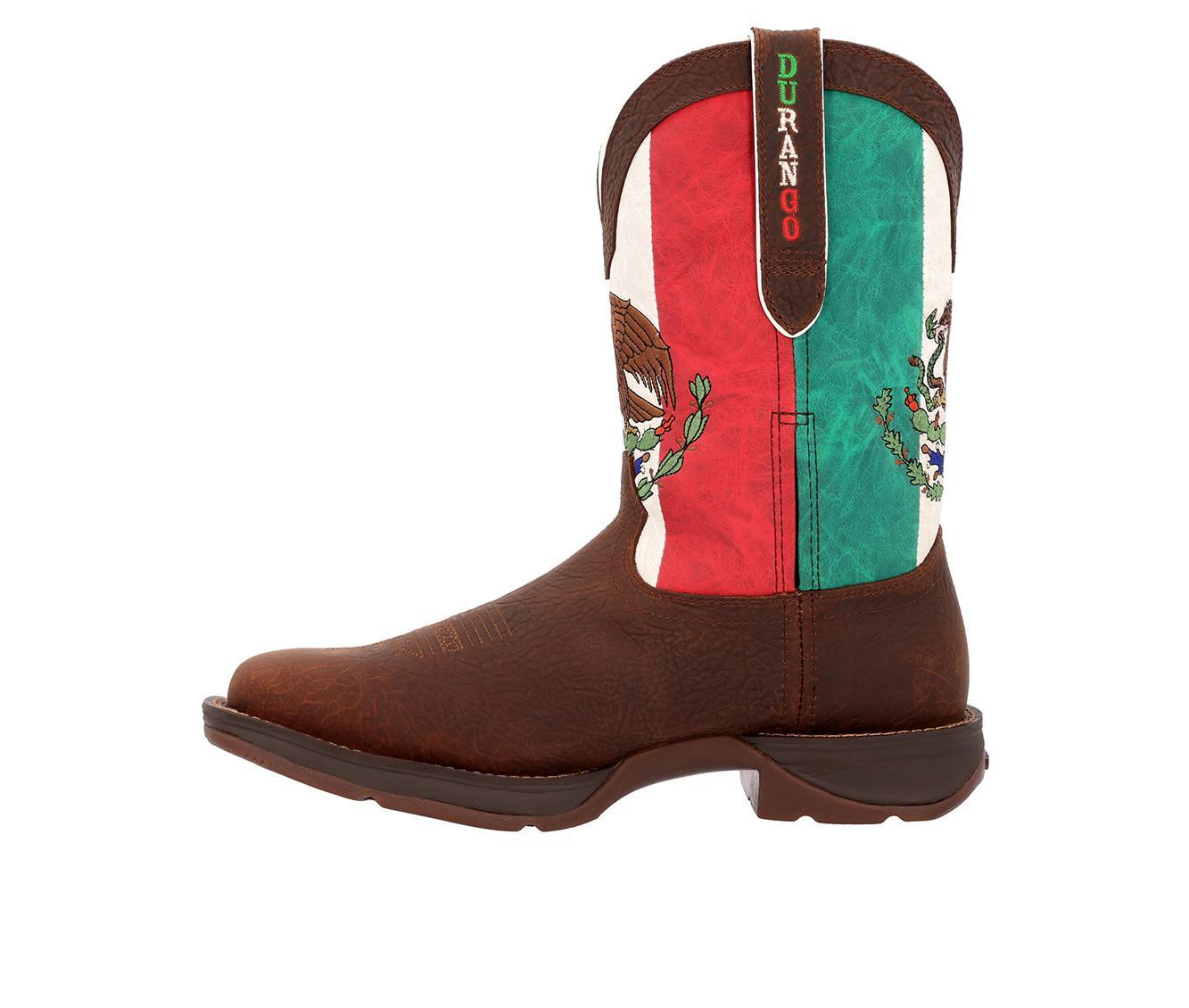Men's Durango Rebel Mexico Flag Western Boot Product Image