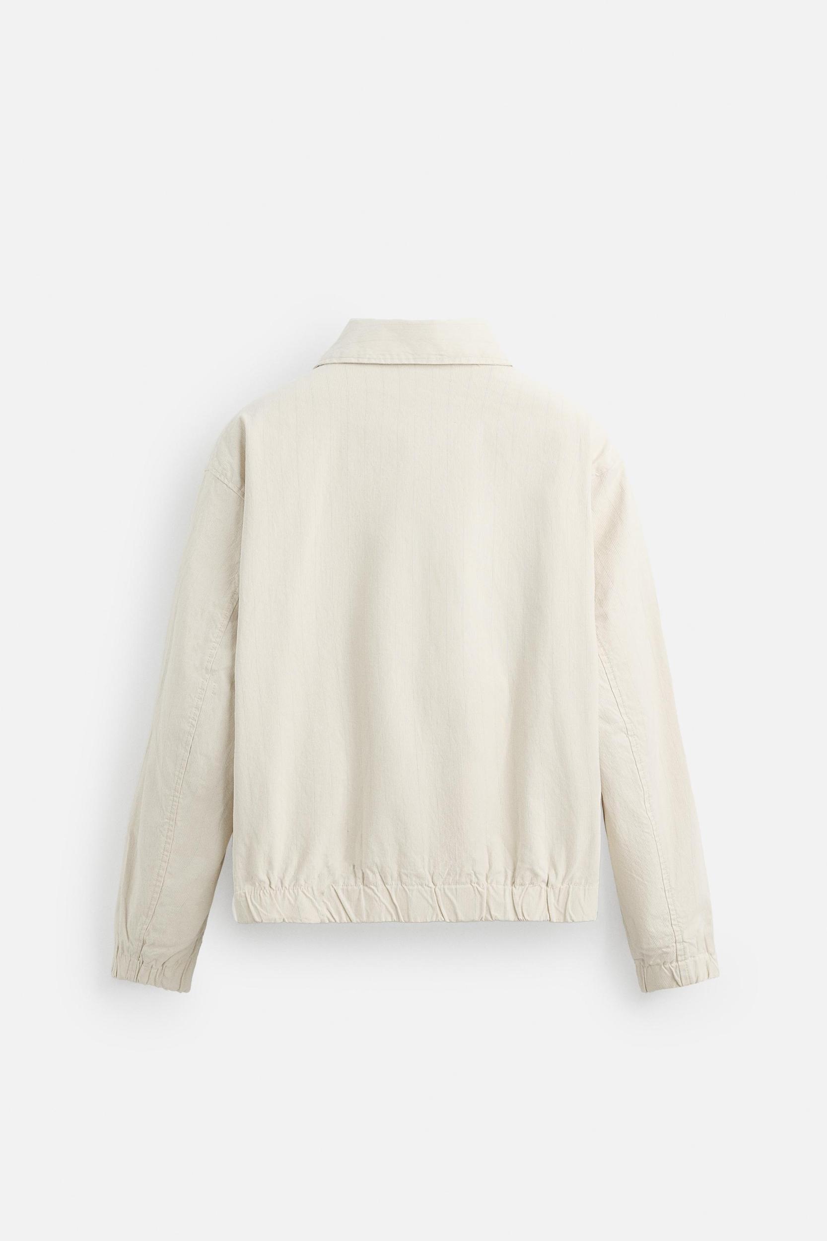 STRIPED TEXTURED JACKET Product Image