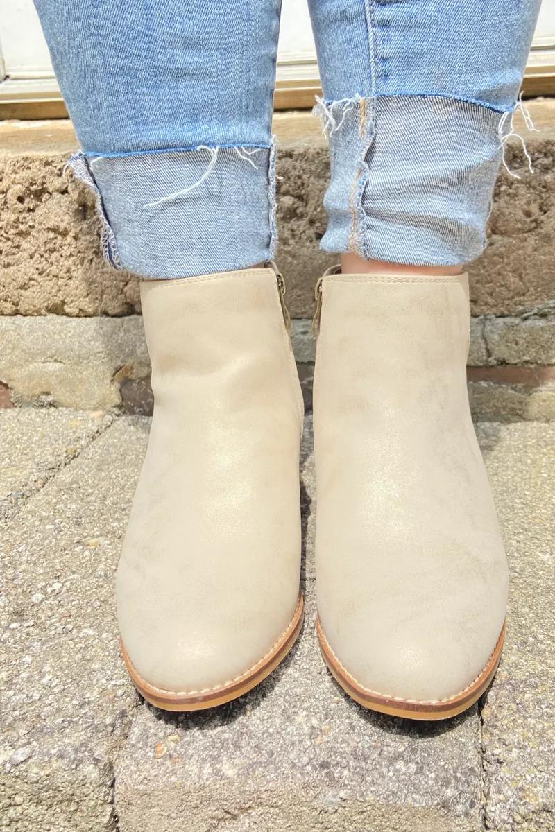 Corky's Half n Half Gold Metallic Bootie Product Image