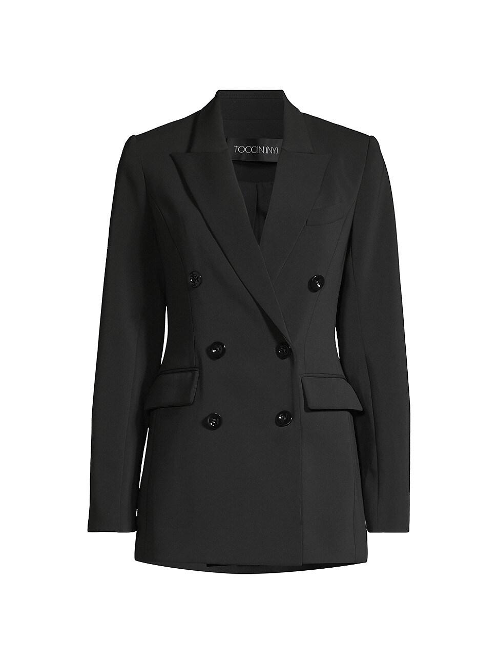 Womens Mia Double-Breasted Blazer Product Image