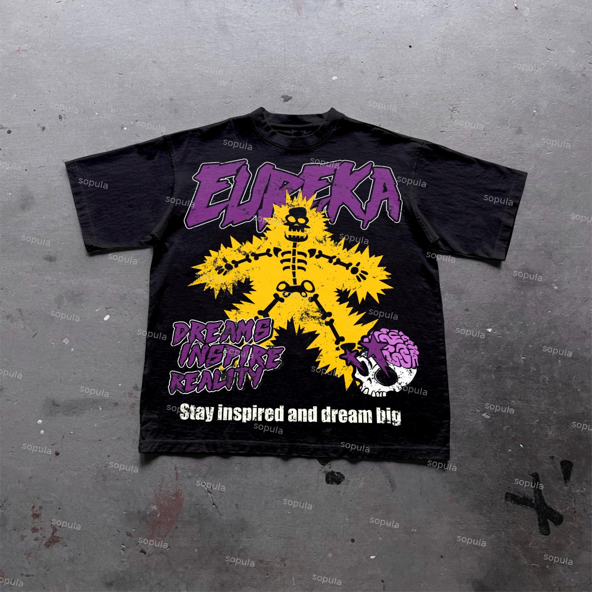 Sopula Dreams Inspire Reality Graphic Cotton T-Shirt Product Image