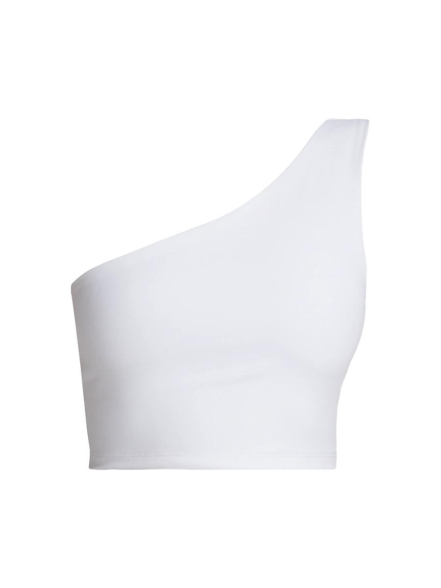 Womens One-Shoulder Cropped Top Product Image