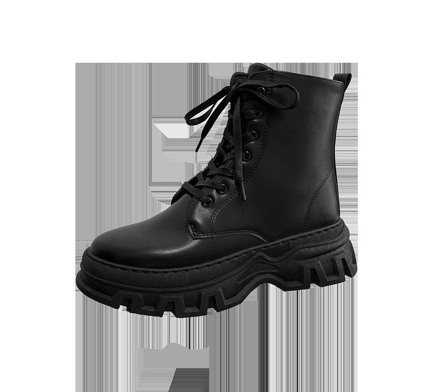 Lace-Up Platform Boots Product Image