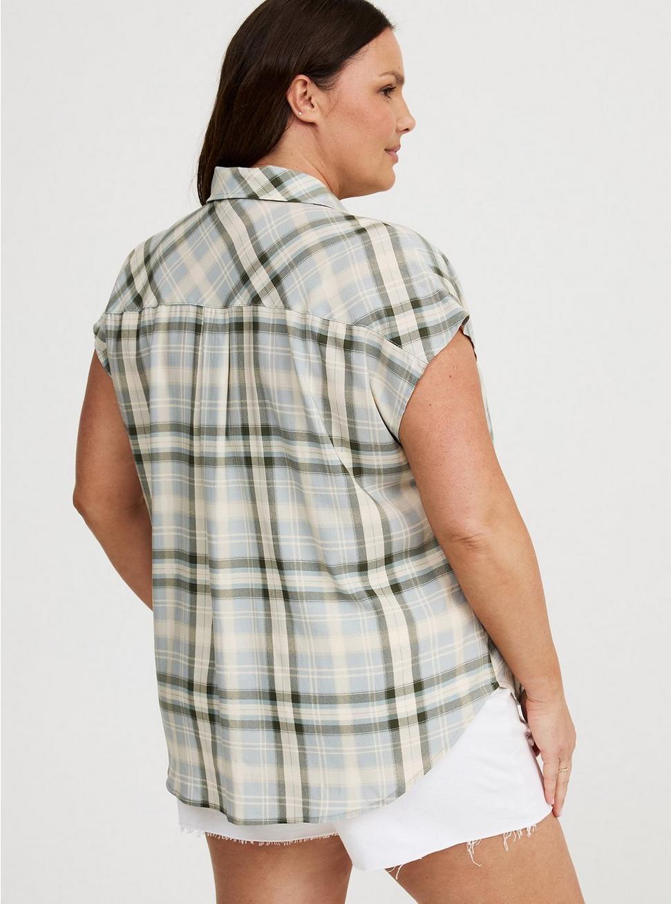 Challis Dolman Button-Up Shirt Product Image